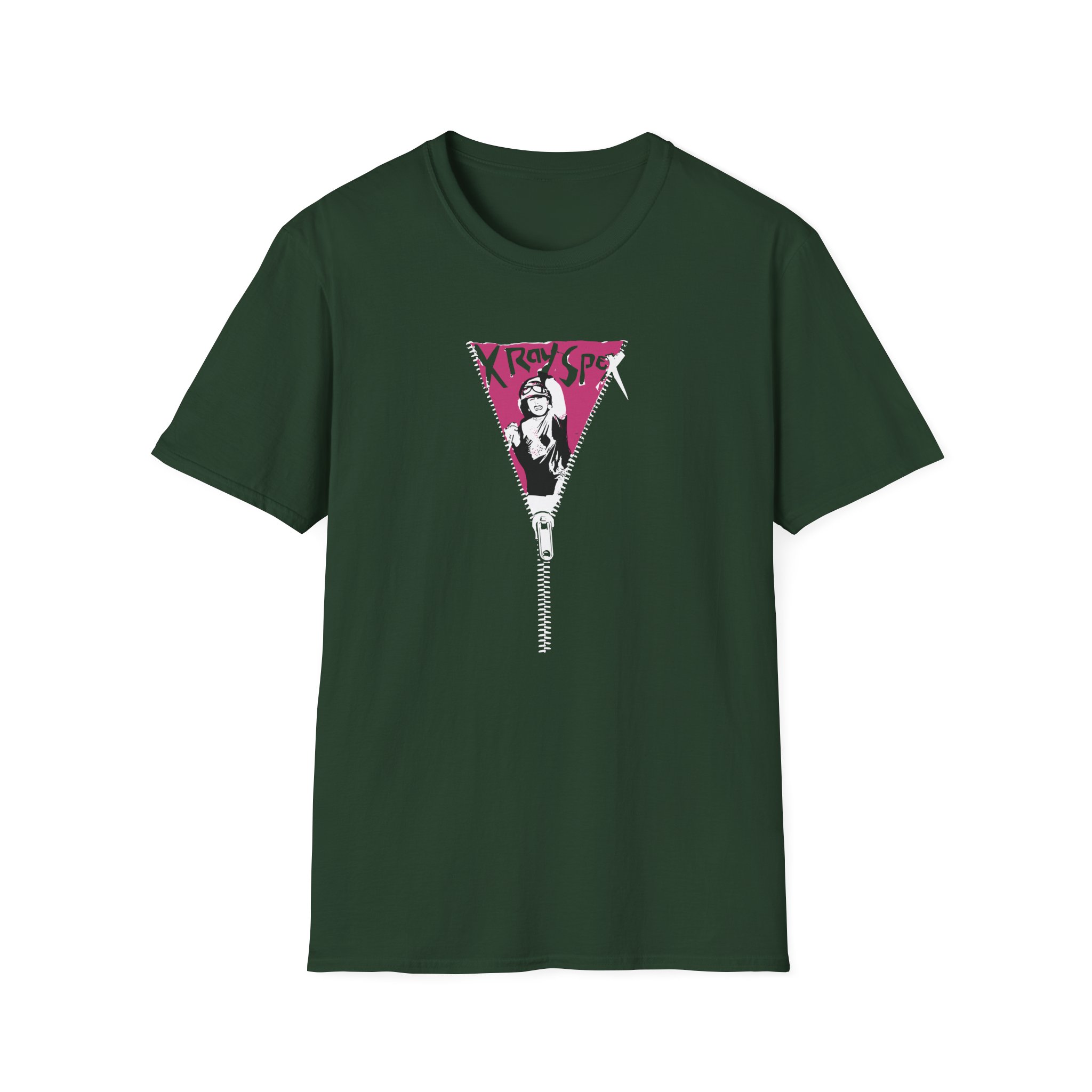 X-ray Spex Zipper Unisex Softstyle T-Shirt - Image 5