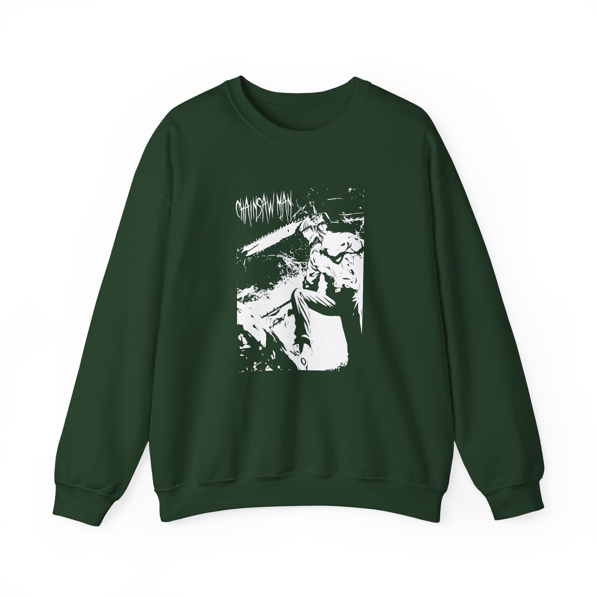 Chainsaw Man Jumbo Denji Unisex Heavy Blend™ Crewneck Sweatshirt - Image 7