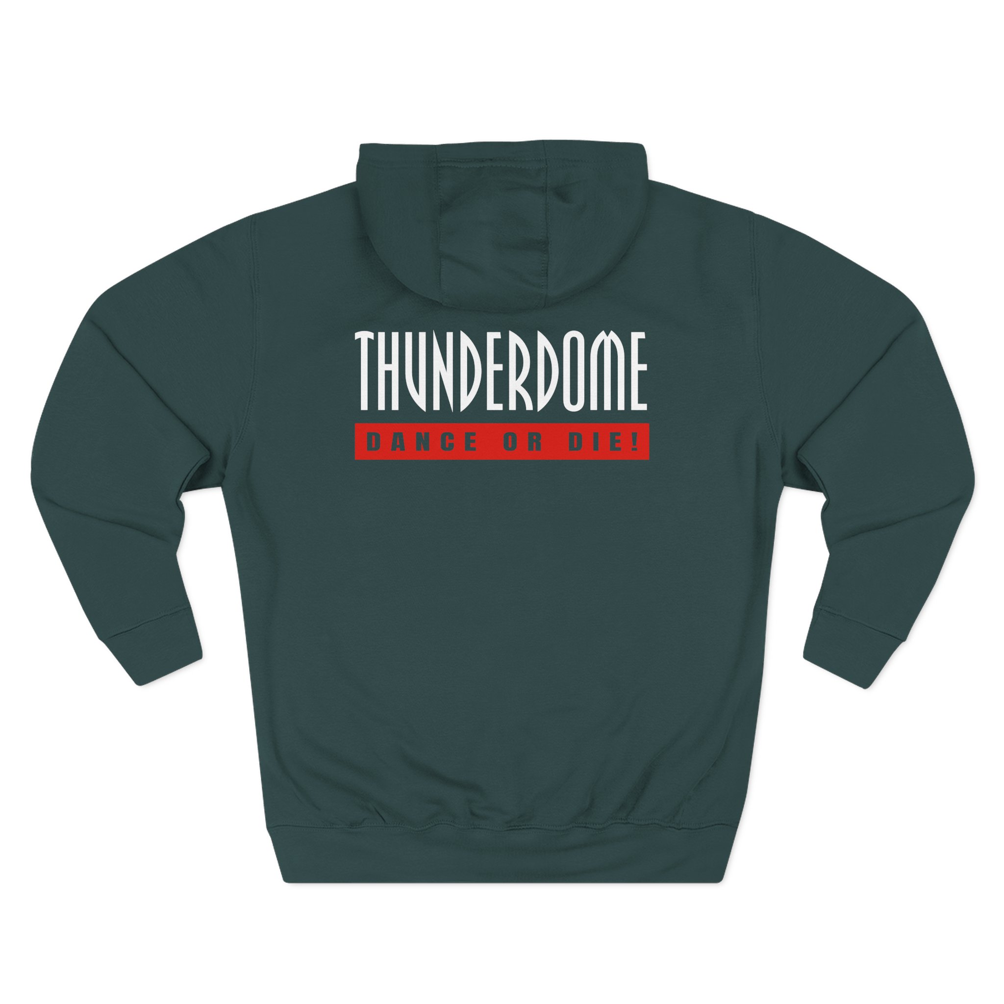 Thunderdome Dance Or Die Three-Panel Fleece Hoodie - Image 6