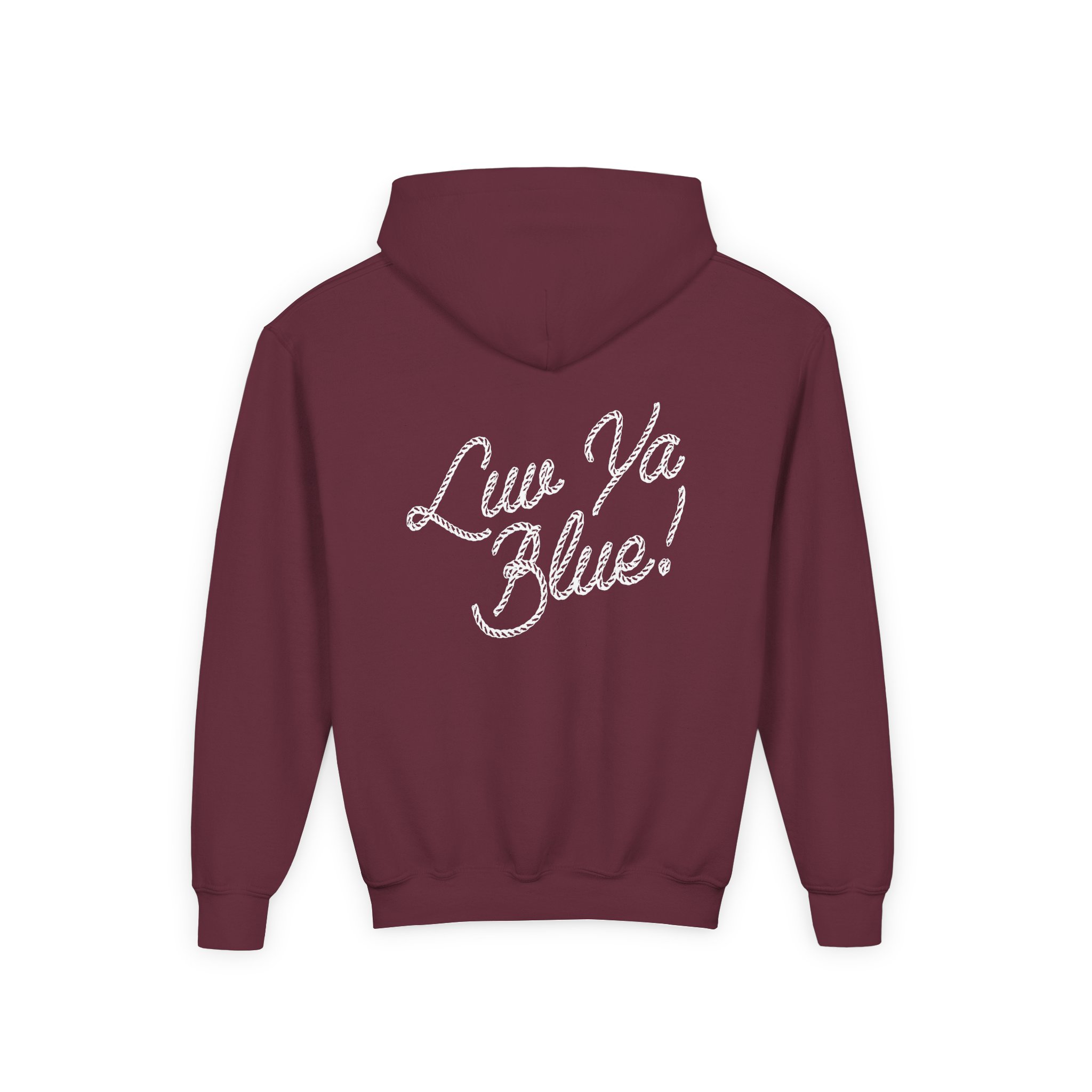 Megan Moroney Titans Varsity Youth Heavy Blend Hooded Sweatshirt - Image 4