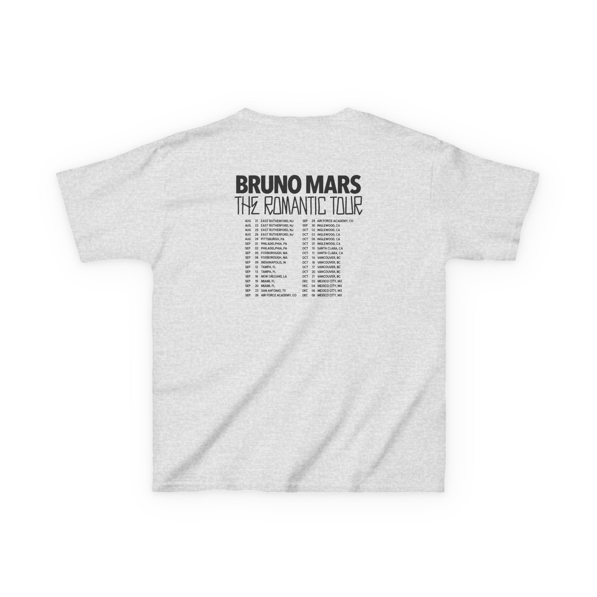 Kids Bruno Mars the Romantic Tour Heavy Cotton™ Tee - Image 6