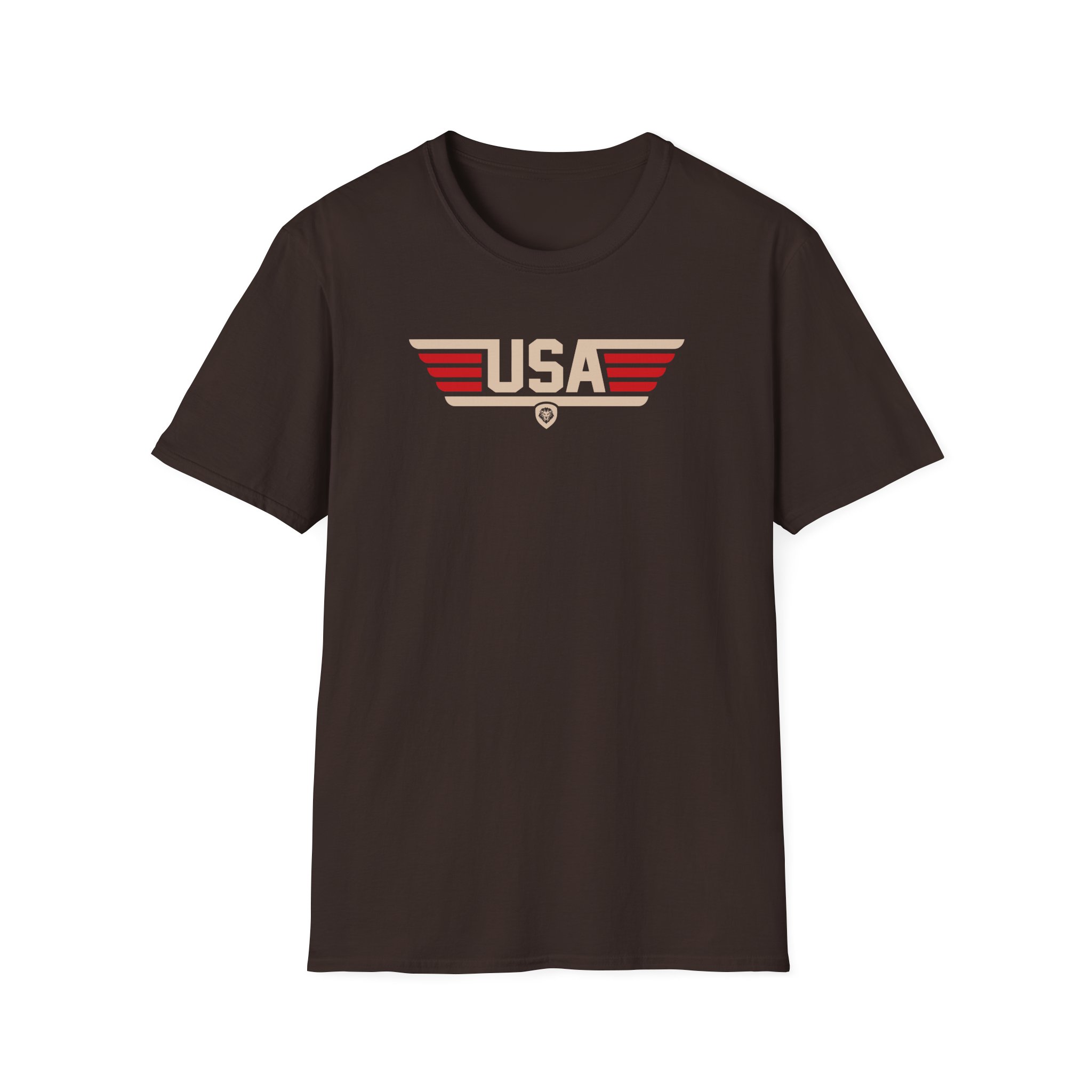 Valuetainment Men's USA Stripe Unisex Softstyle T-Shirt - Image 3