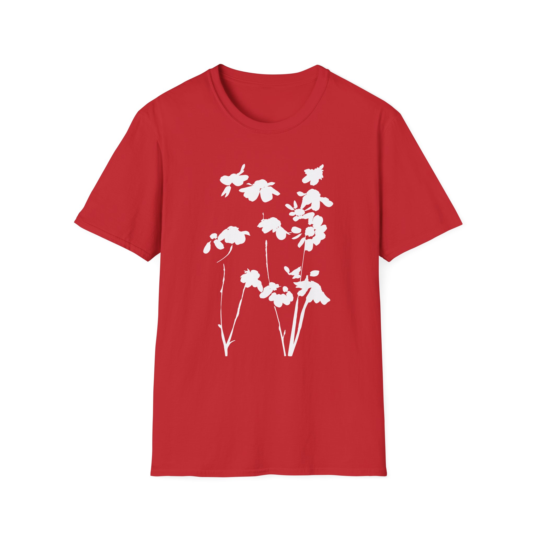 AG petal blurred flowers Unisex Softstyle T-Shirt - Image 23