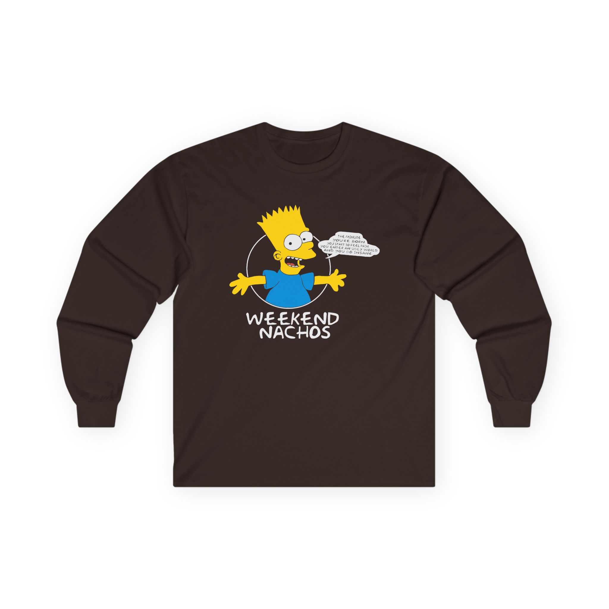 Weekend Nachos Unisex Ultra Cotton Long Sleeve Tee - Image 5