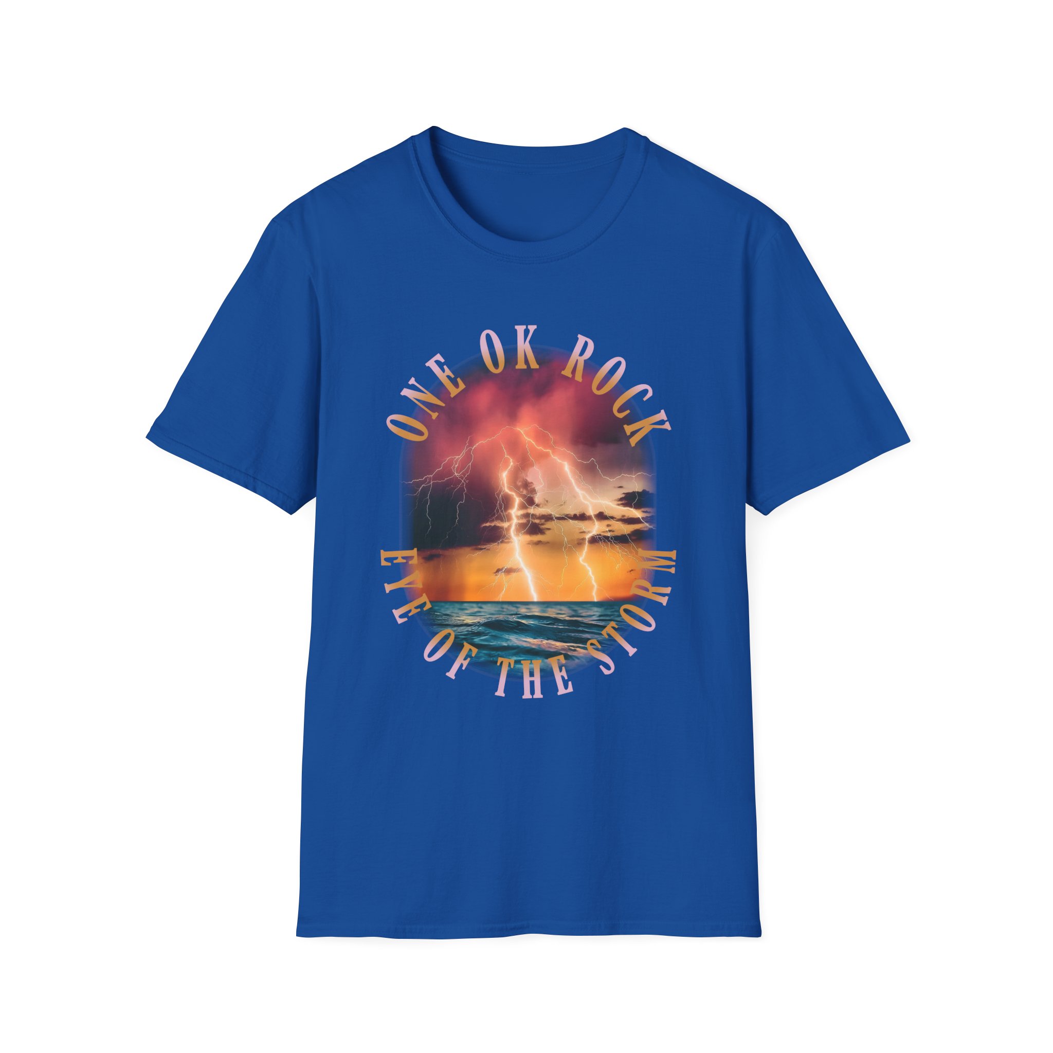 One Ok Rock Vintage Storm Unisex Softstyle T-shirt - Image 7