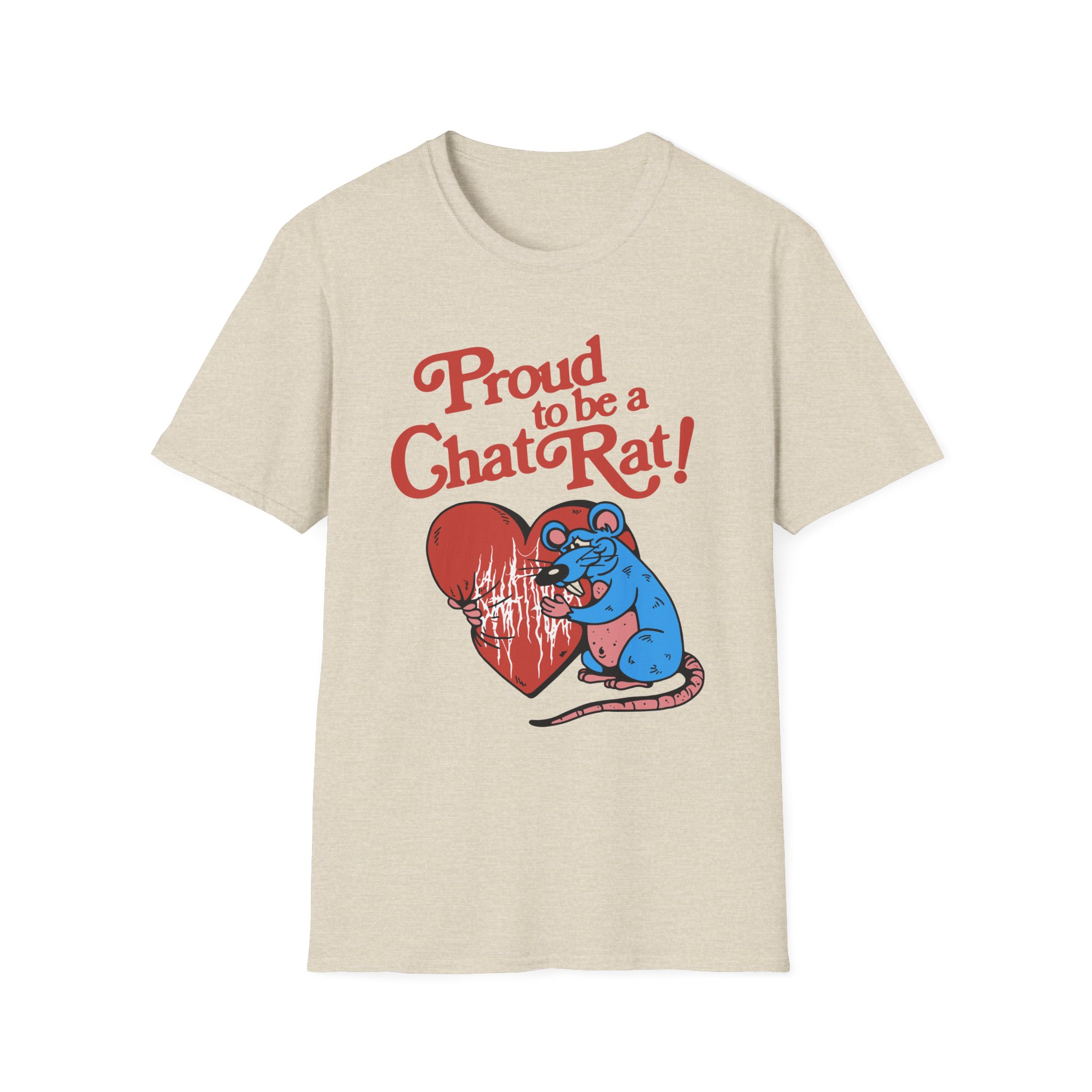 Chat Pile Chat Rat Unisex Softstyle T-shirt - Image 5