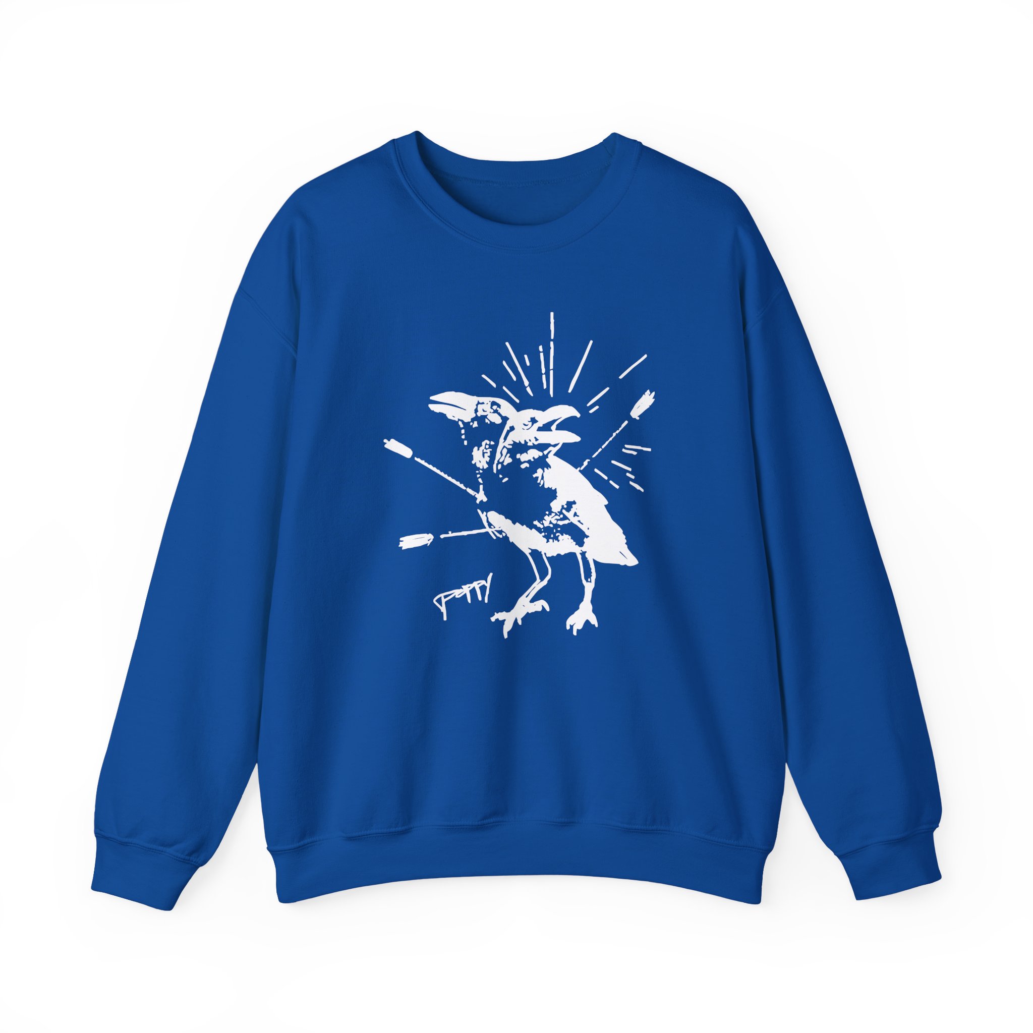 Poppy Coward Birds Unisex Heavy Blend™ Crewneck Sweatshirt - Image 9