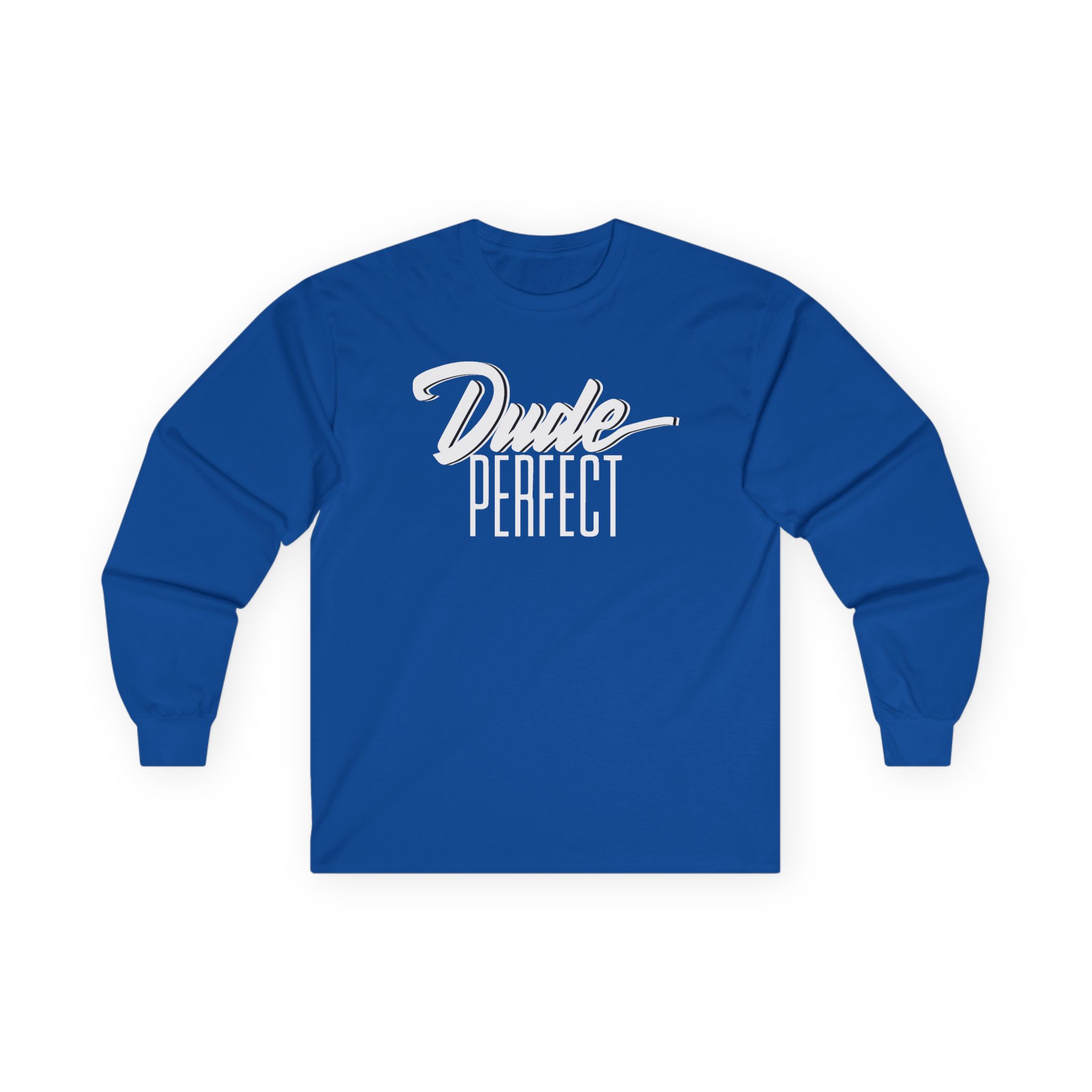 Dude Perfect Dude Script Unisex Ultra Cotton Long Sleeve Tee - Image 11