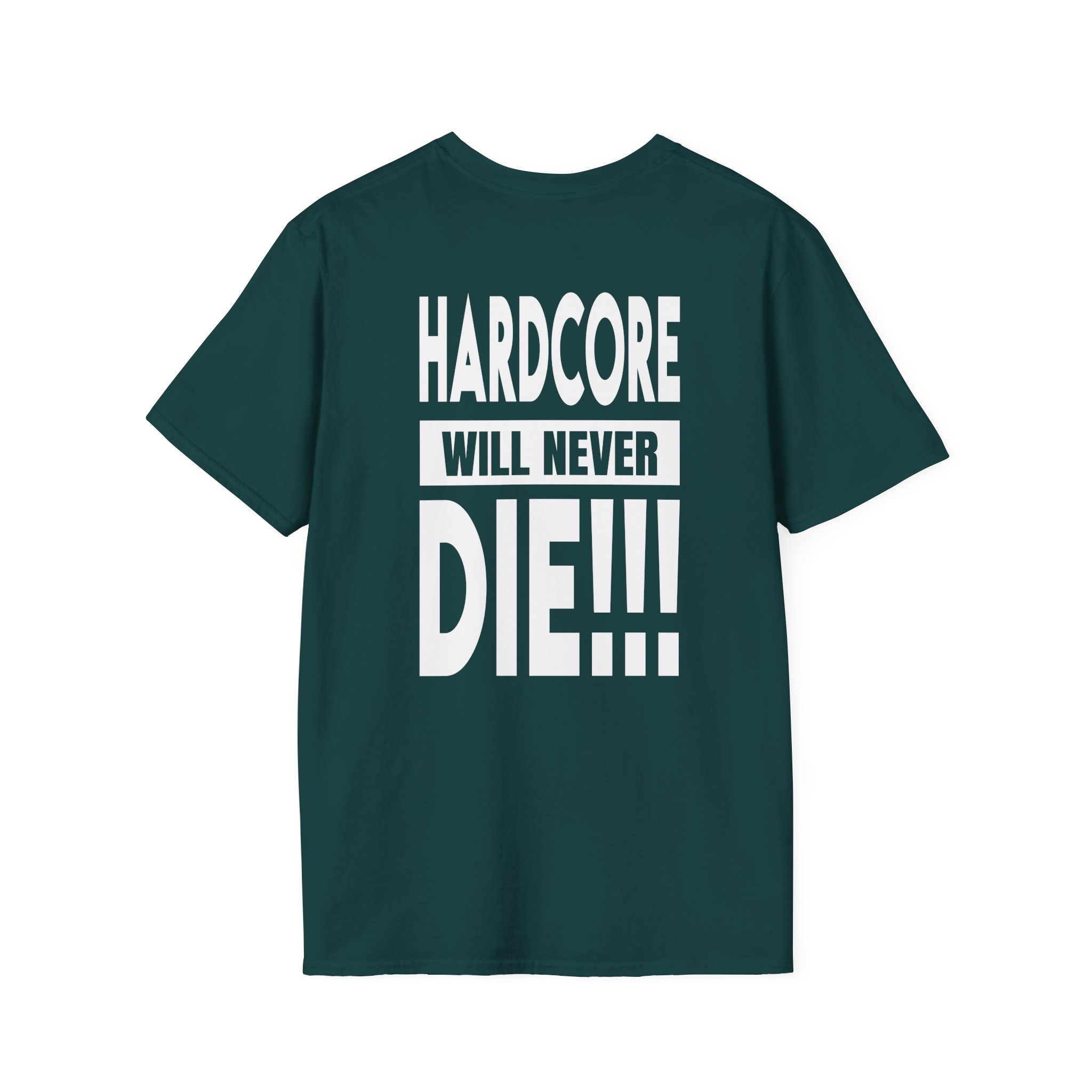 Thunderdome Hardcore Will Never Die Unisex Softstyle T-Shirt - Image 10
