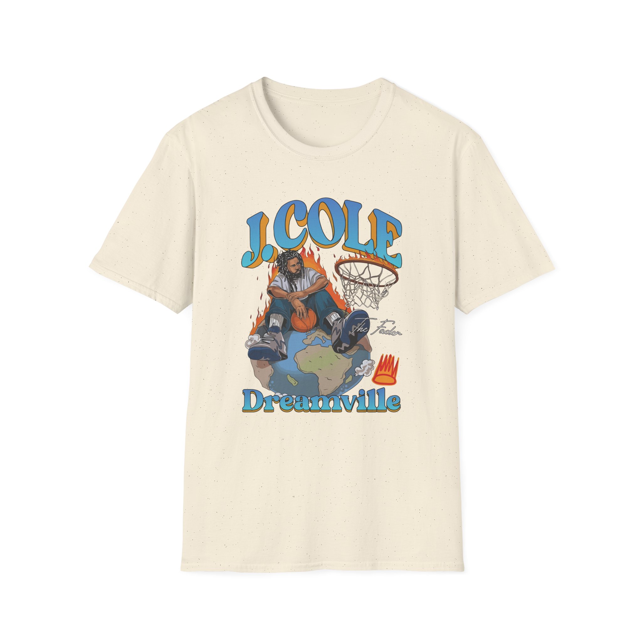 J Cole "Dreamville World" Unisex Softstyle T-shirt - Image 11