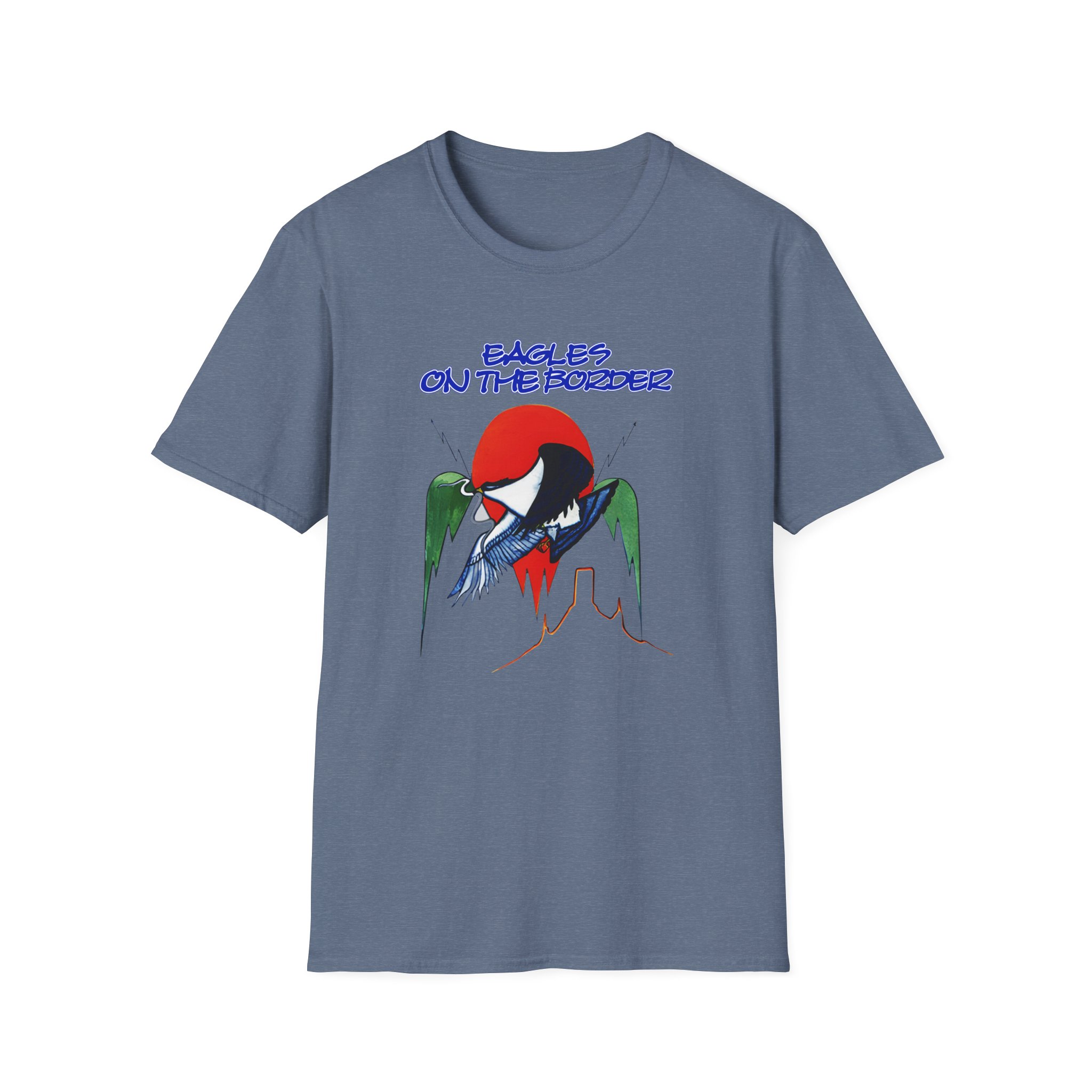 The Eagles on the Border Unisex Softstyle T-Shirt - Image 21