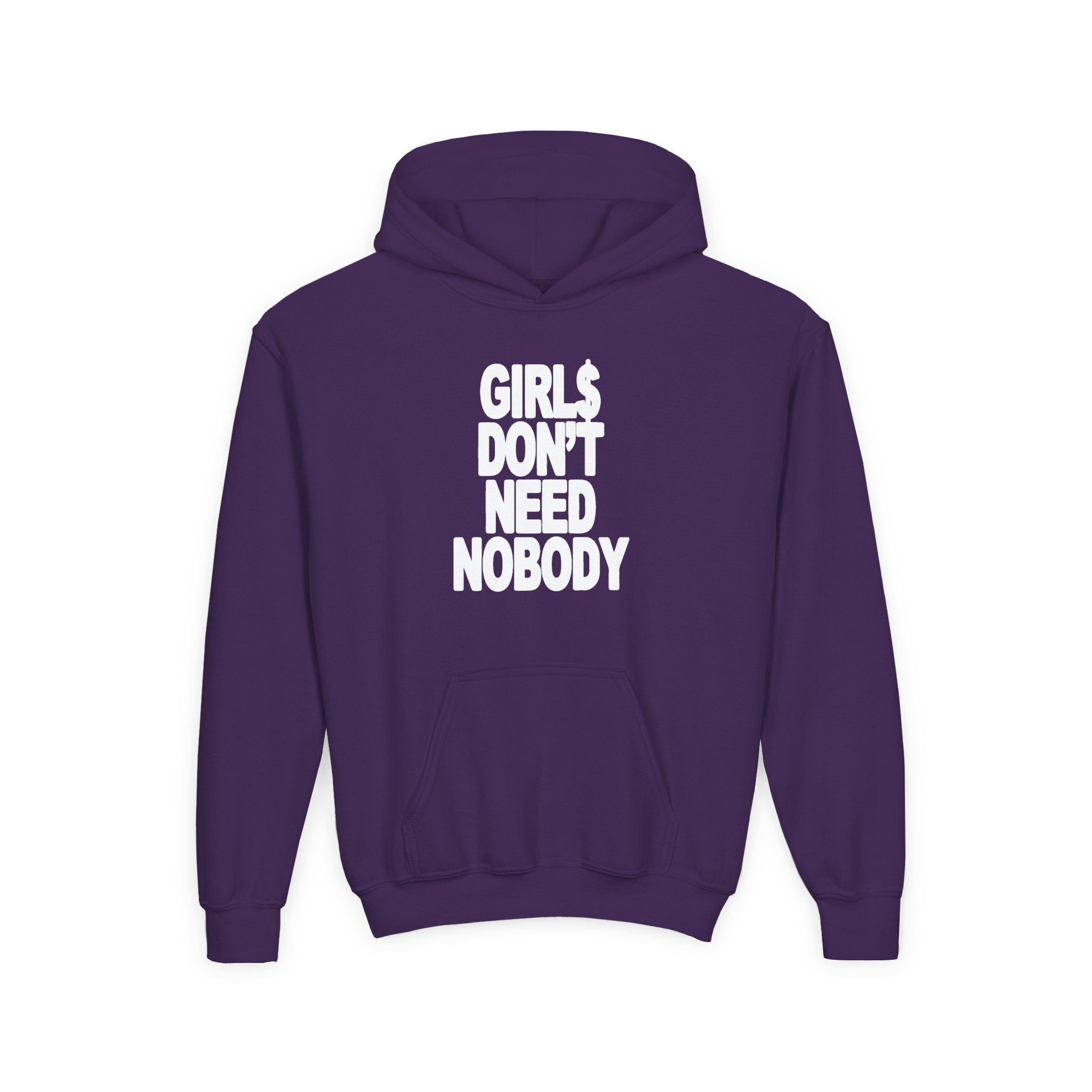 Dom Dolla Don't Need Nobody Youth Heavy Blend Hooded Sweatshirt - Image 15