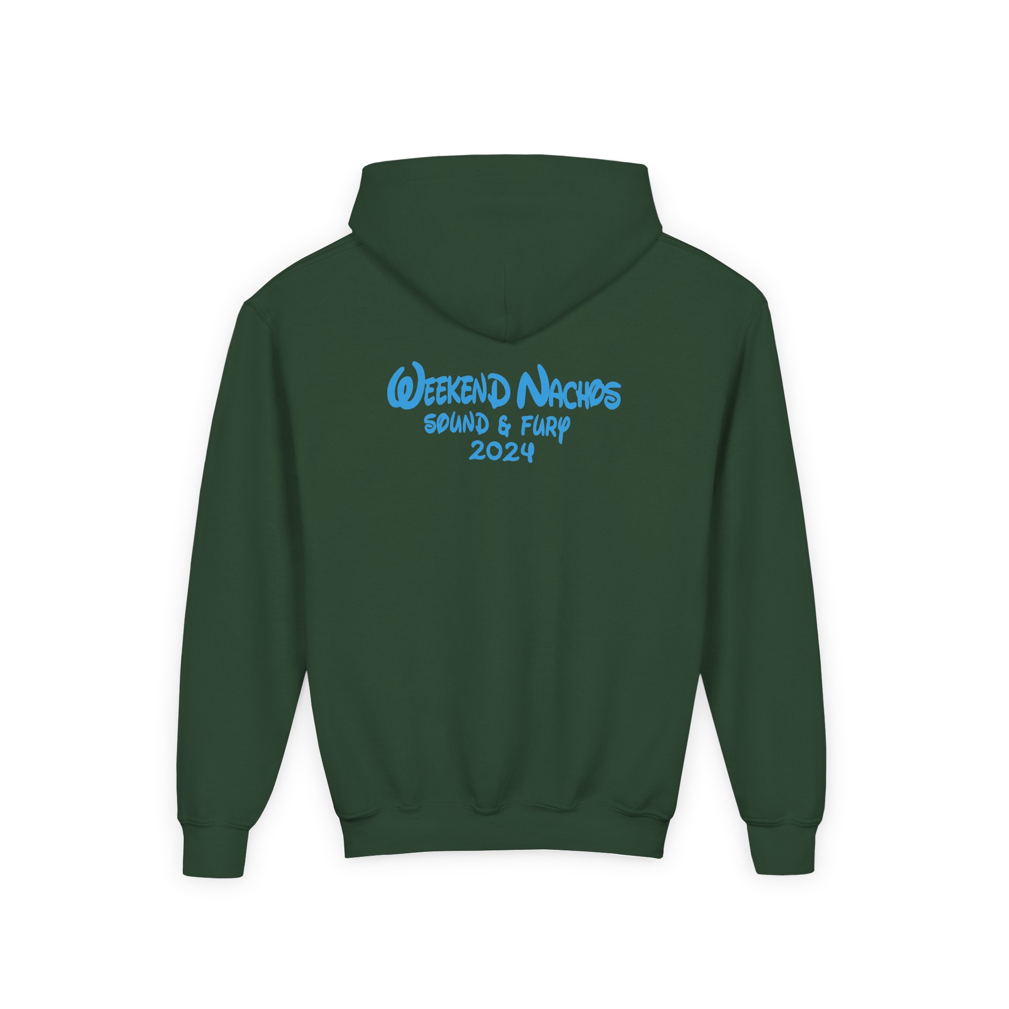 Youth Weekend Nachos Sound and Fury Heavy Blend Hooded Sweatshirt - Image 6