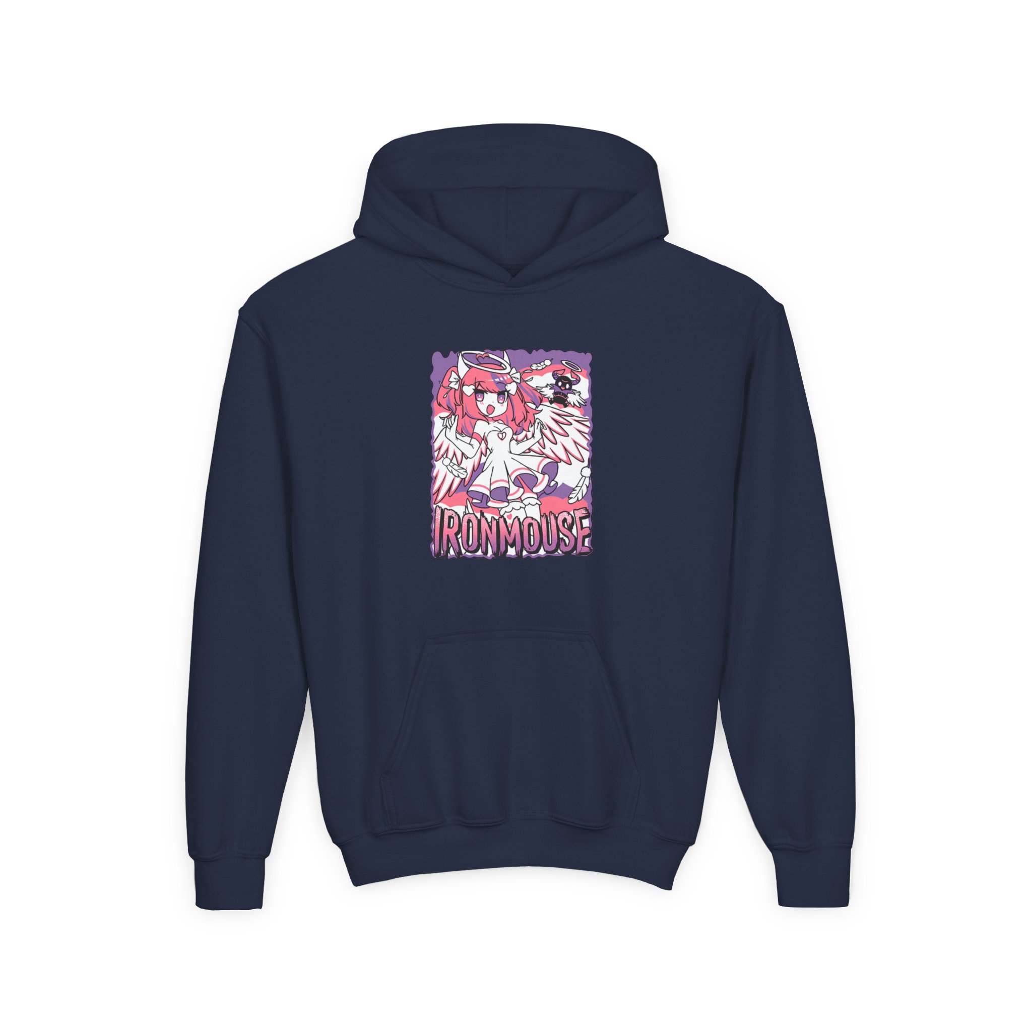 Ironmouse Youth Heavy Blend Hooded Sweatshirt - Image 9