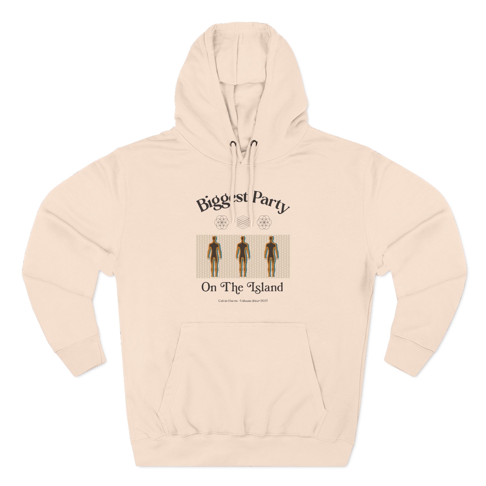 Calvin Harris Ushuaia Higher Island Party Three-Panel Fleece Hoodie - Image 7