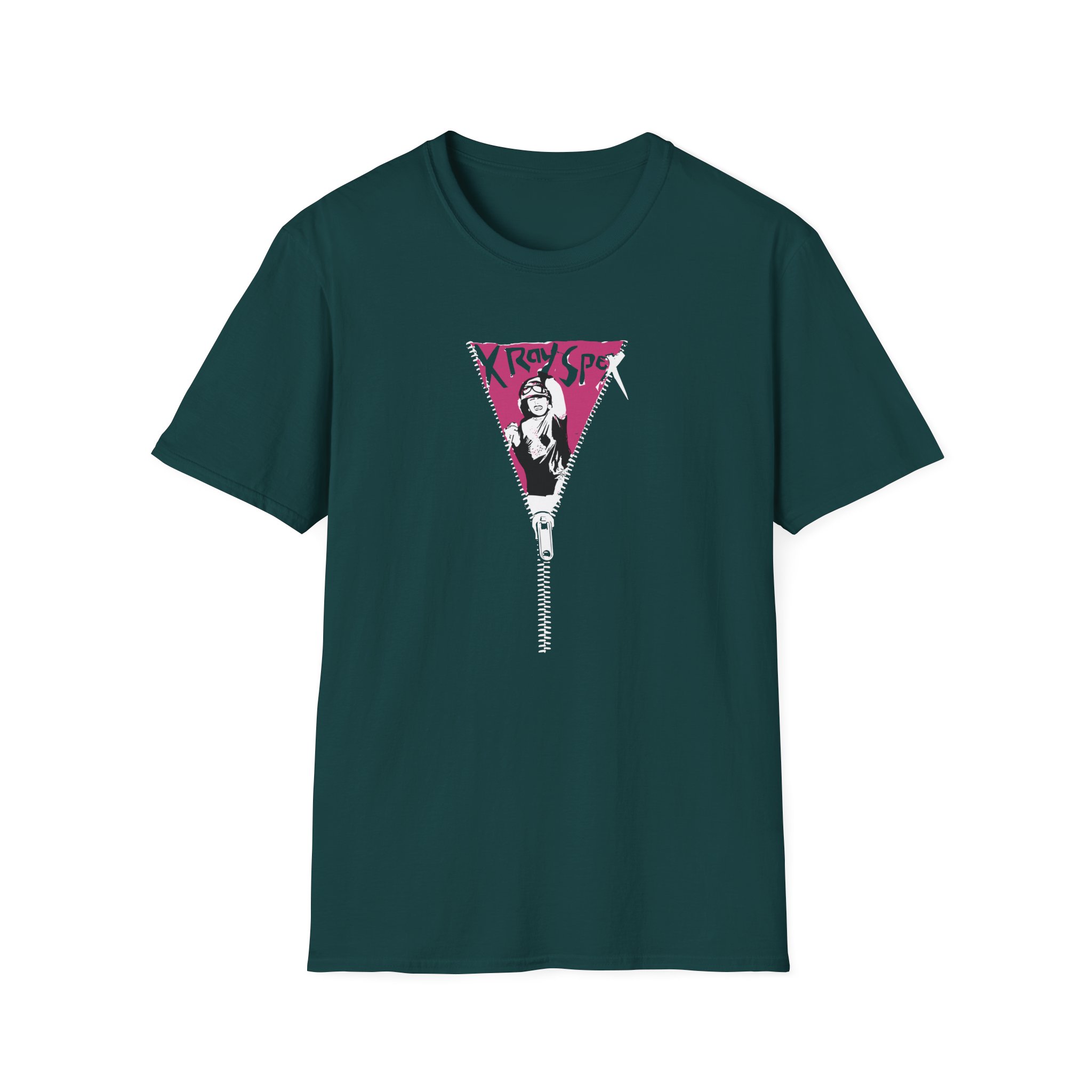 X-ray Spex Zipper Unisex Softstyle T-Shirt - Image 7