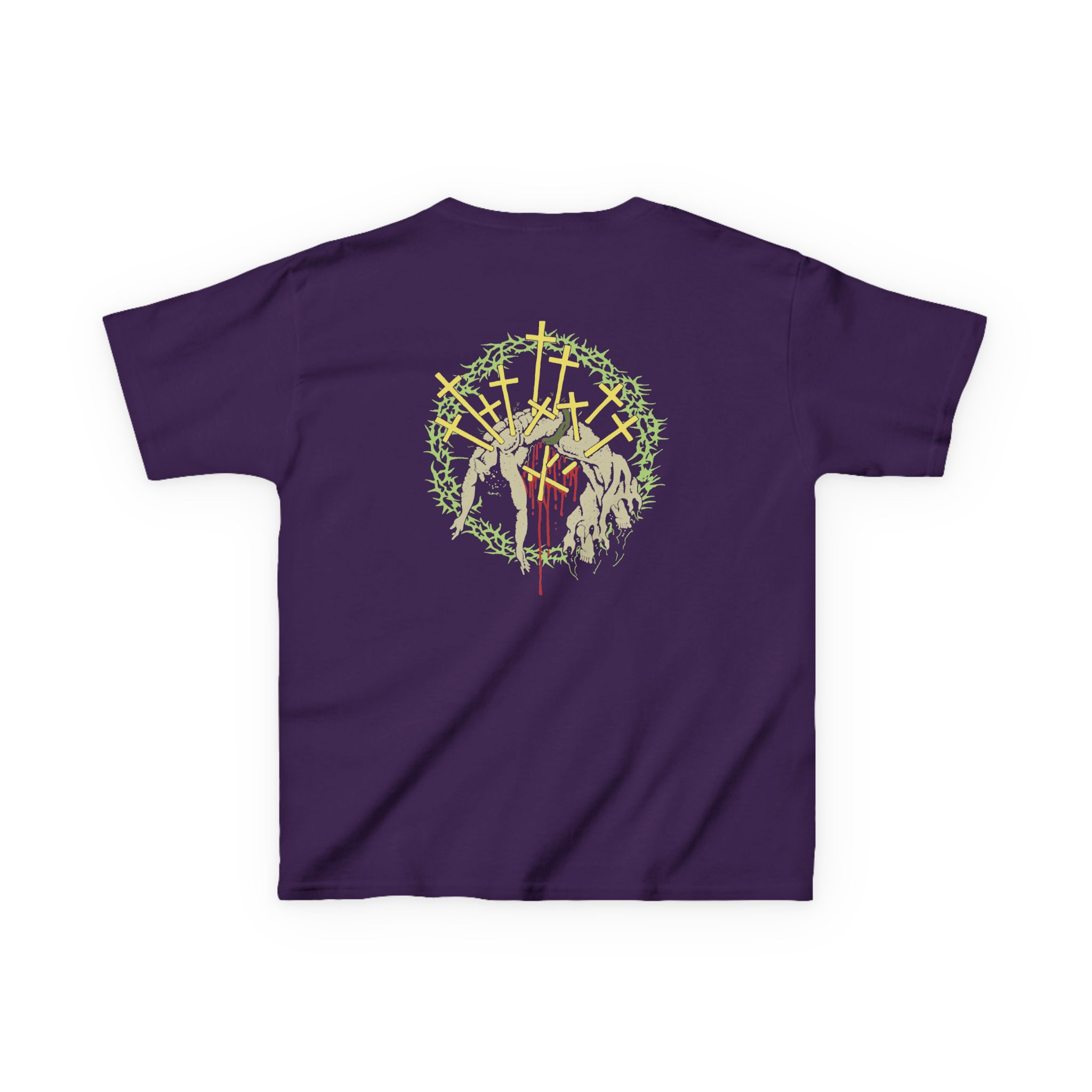 Knocked Loose Crown of Thorns Kids Heavy Cotton™ Tee - Image 6