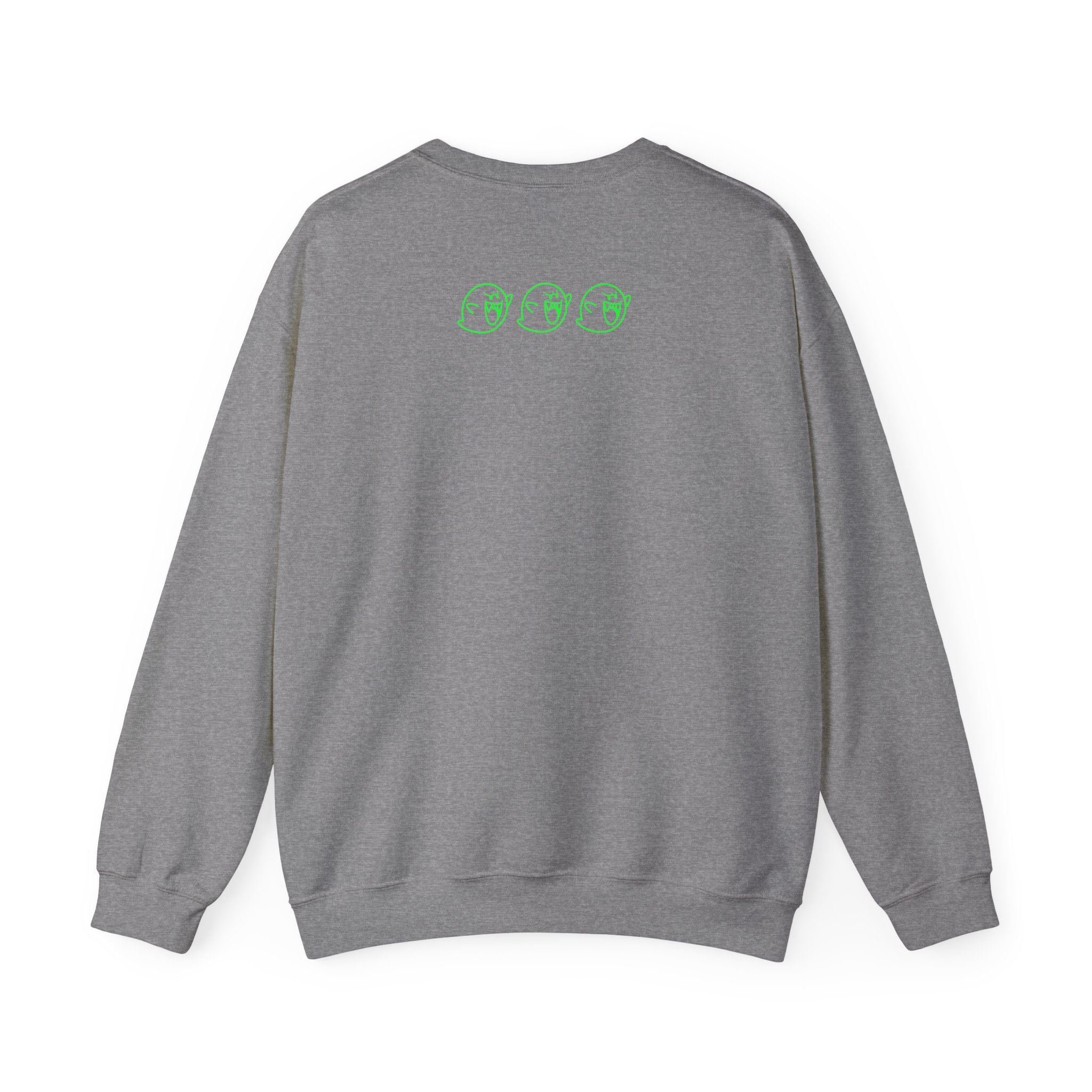 NTD Luigi™ and Boo Unisex Heavy Blend™ Crewneck Sweatshirt - Image 2