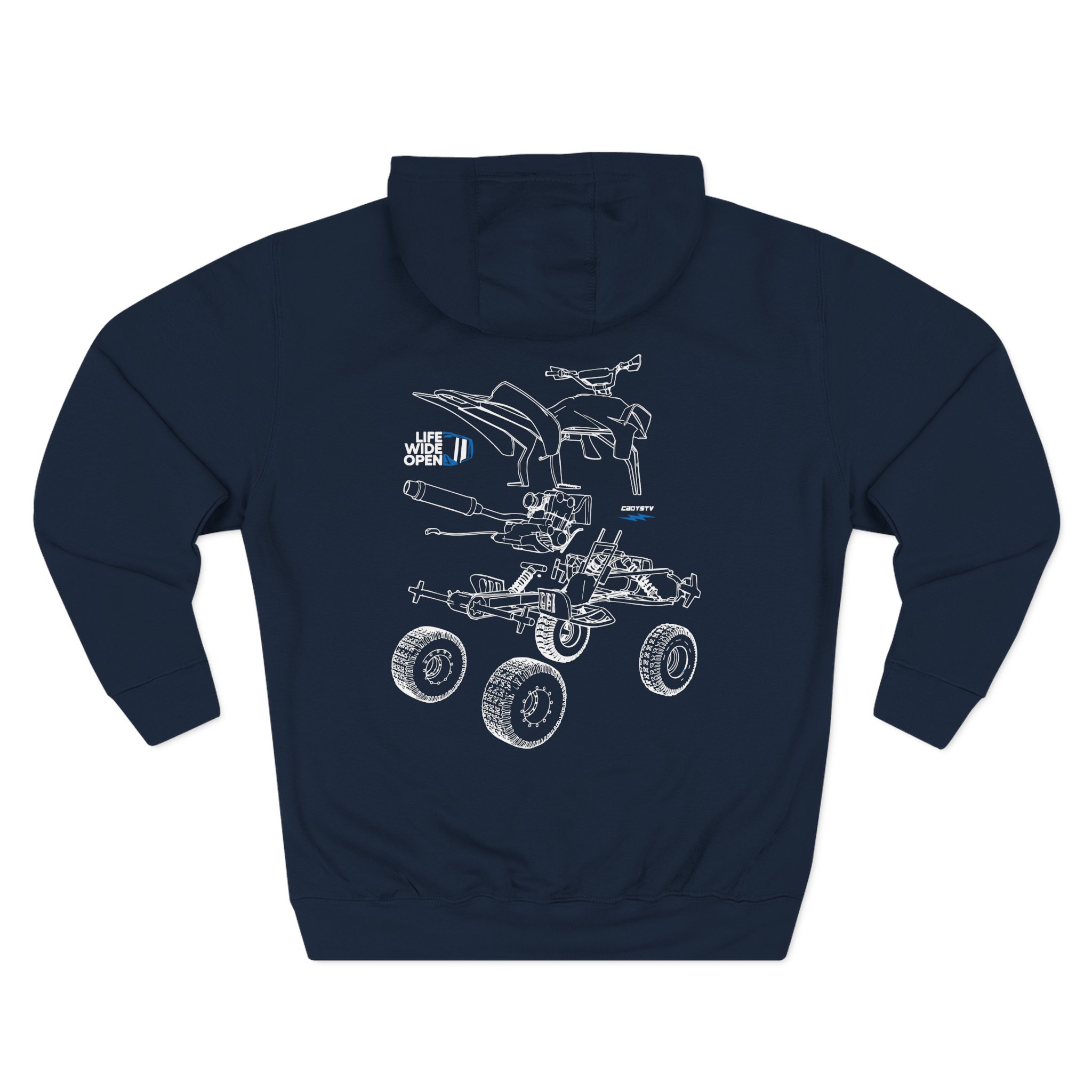 Cboystv Quad Blowup Three-Panel Fleece Hoodie - Image 10