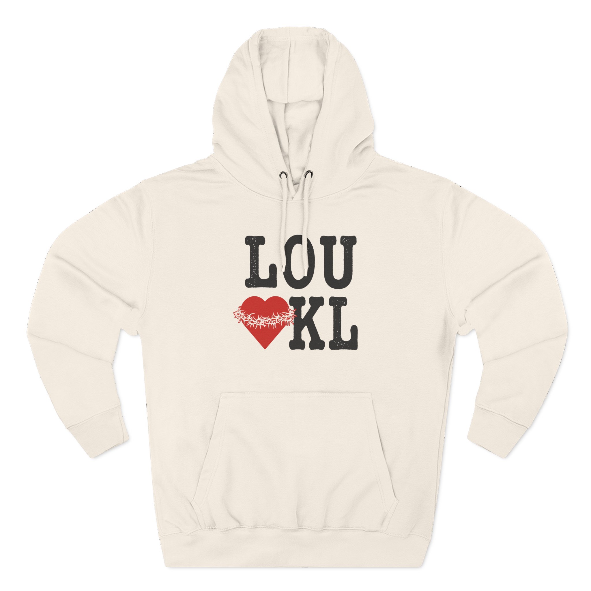 Knocked Loose I Heart Kl Three-Panel Fleece Hoodie - Image 5
