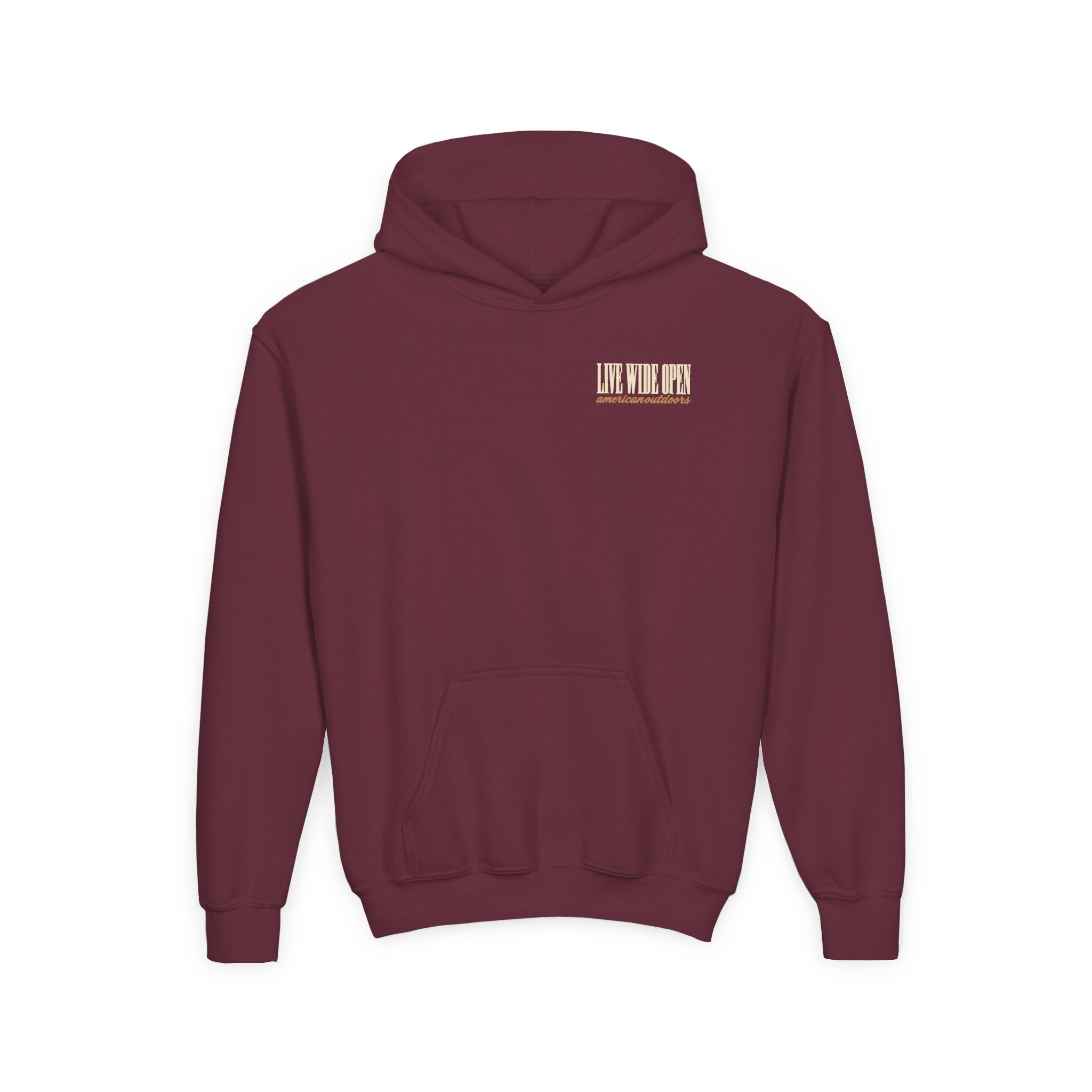 Cboystv Whitetail Youth Heavy Blend Hooded Sweatshirt - Image 3