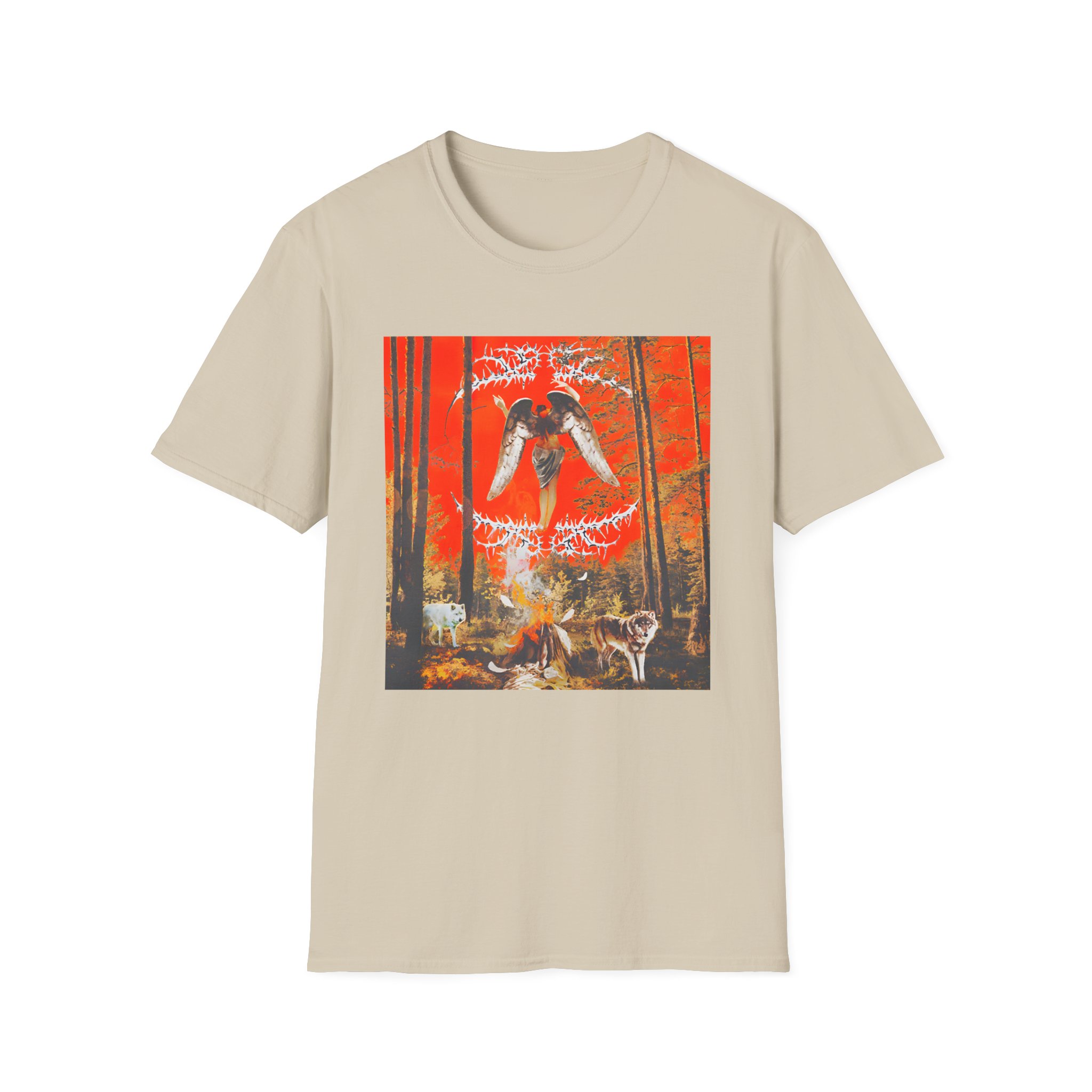 Knocked Loose Upon Loss Wolves Unisex Softstyle T-shirt - Image 5
