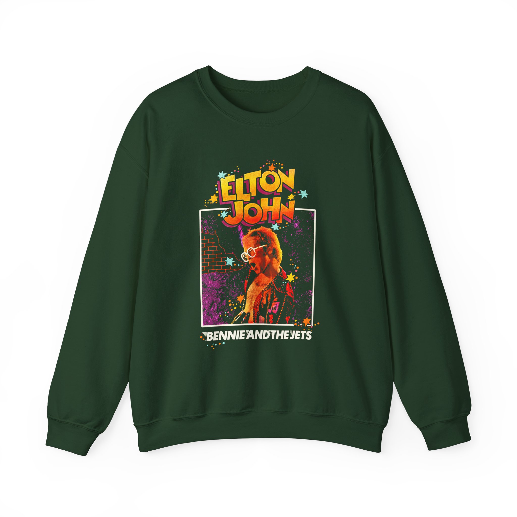 Ej Farewell Bennie and the Jets Retro Unisex Heavy Blend™ Crewneck Sweatshirt - Image 7