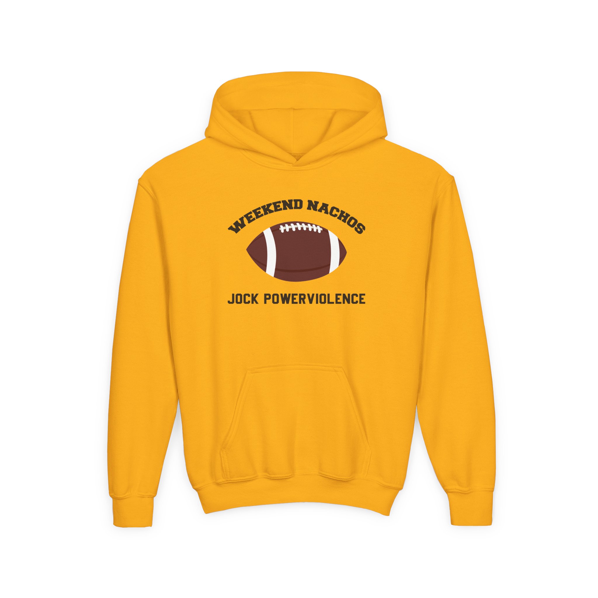 Youth Weekend Nachos Jock Heavy Blend Hooded Sweatshirt