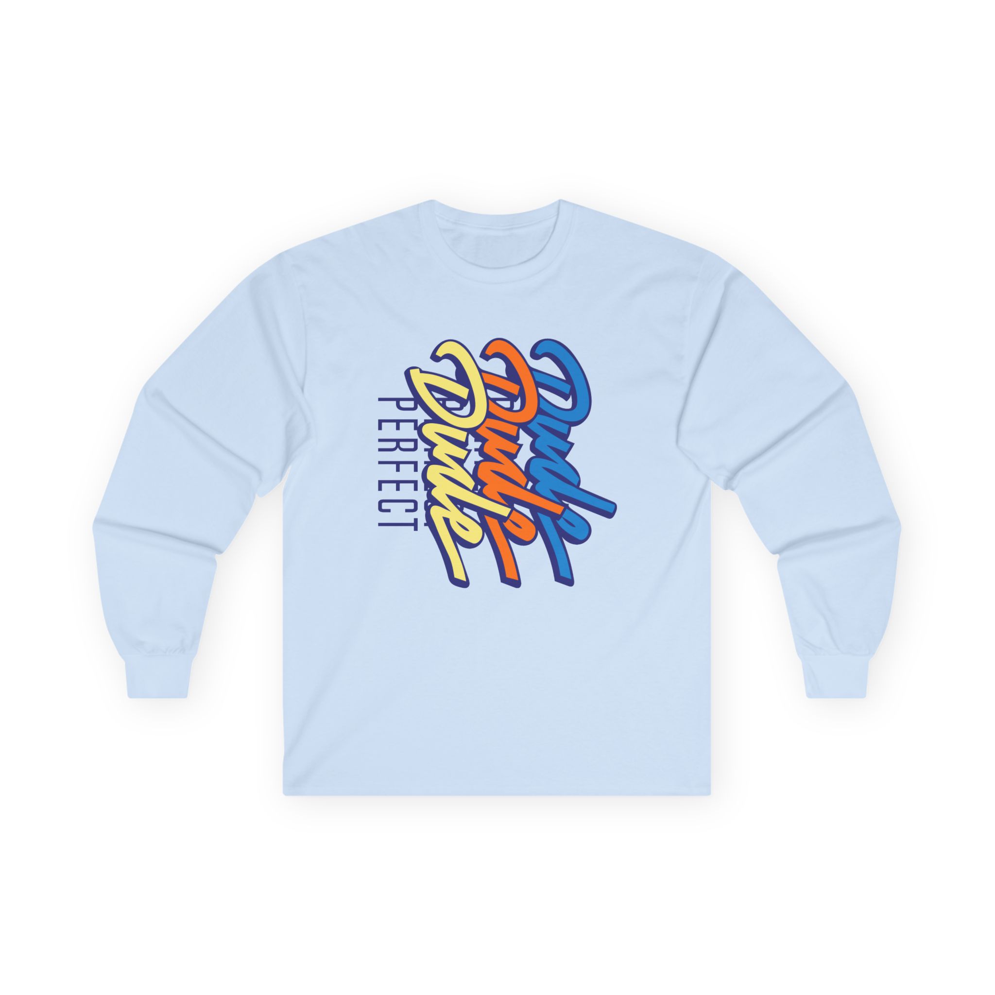 Dude Perfect Stacked Script Unisex Ultra Cotton Long Sleeve Tee - Image 7