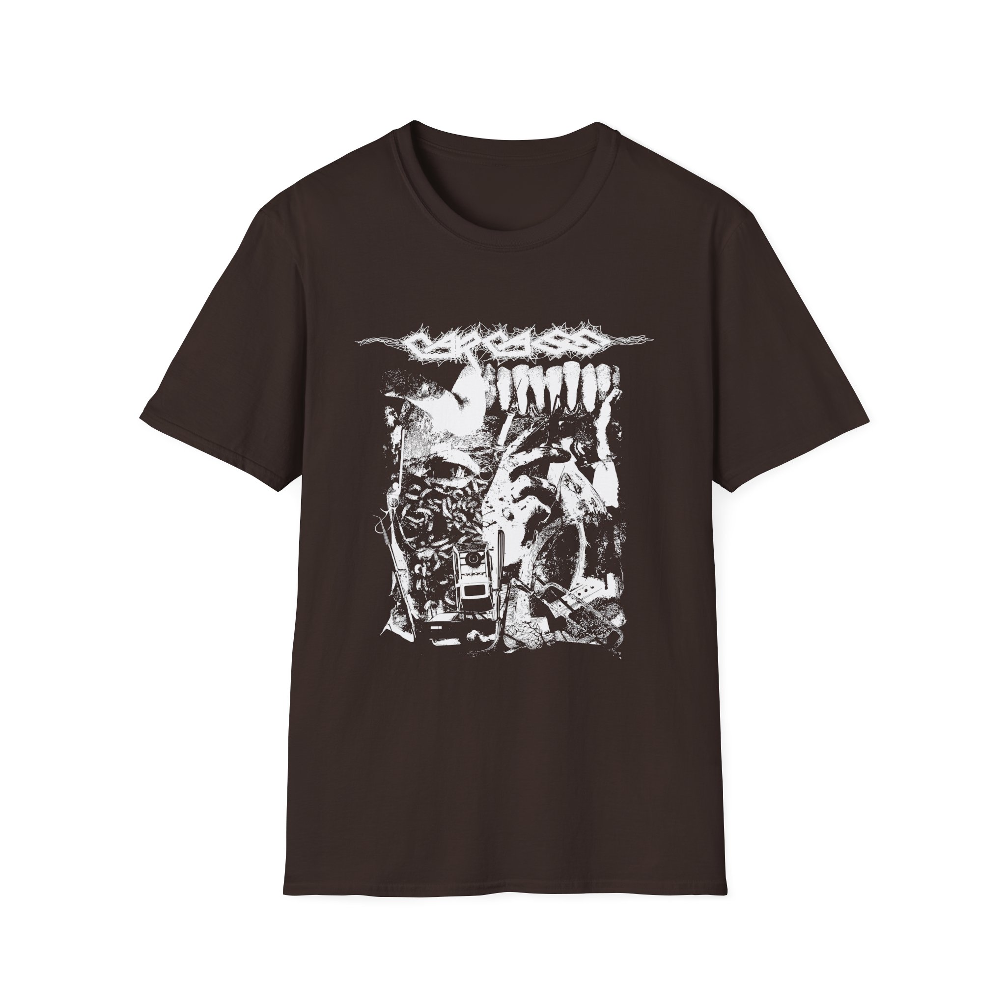 Carcass Flesh Ripping Sonic Torment Unisex Softstyle T-Shirt - Image 3