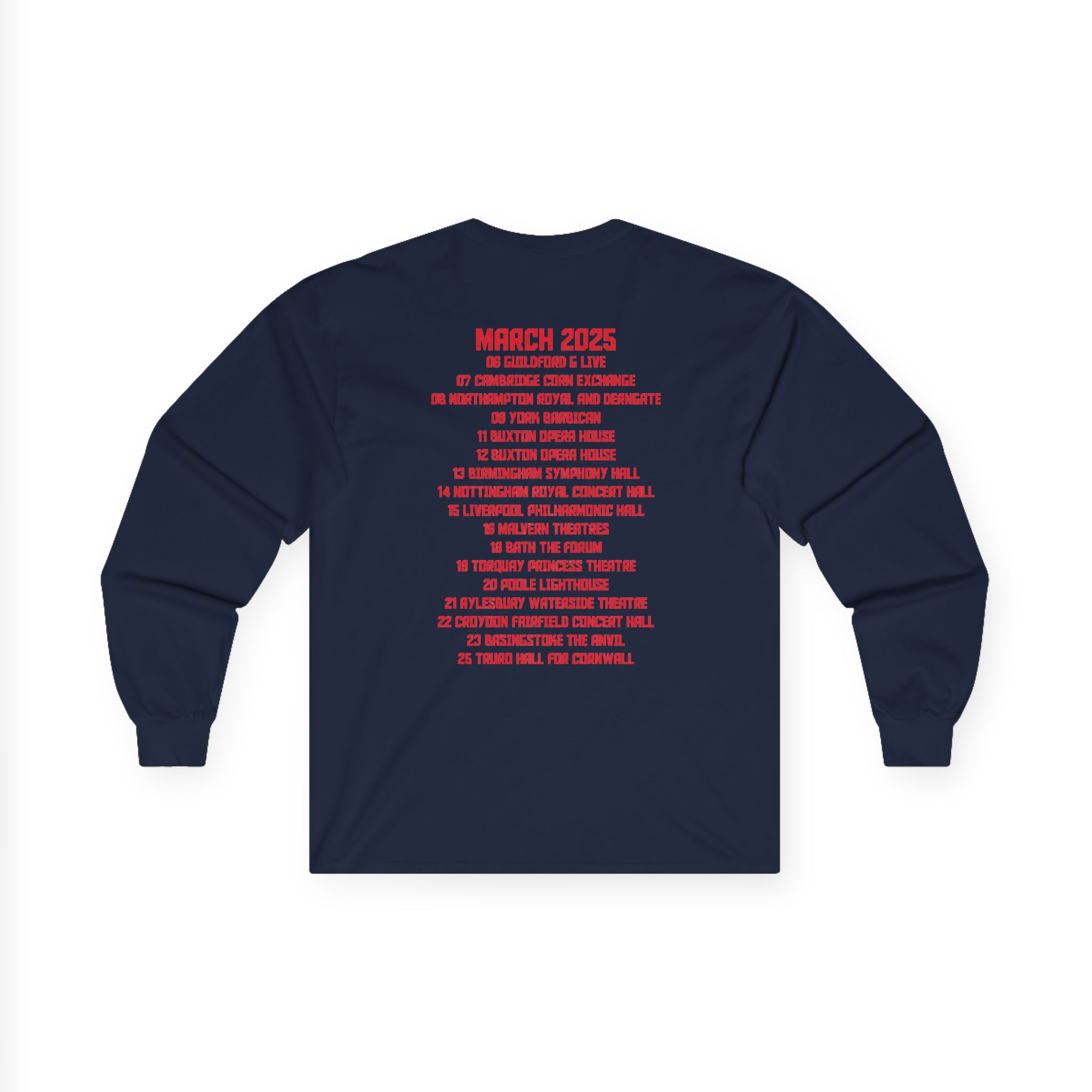 Levellers 2025 March We the Collective Tour Unisex Ultra Cotton Long Sleeve Tee - Image 10