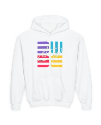 Dude Perfect Neon Champ Youth Heavy Blend Hooded Sweatshirt
