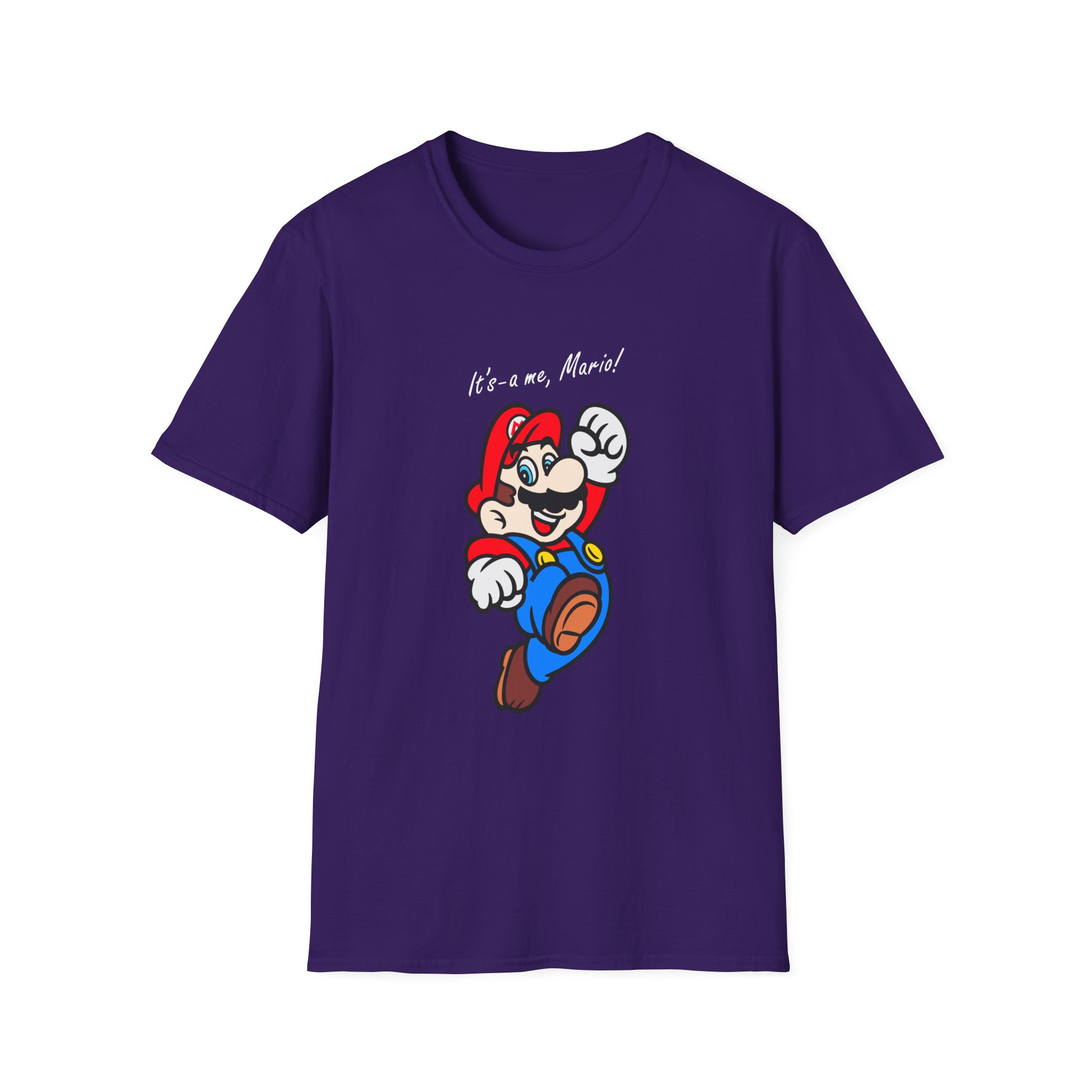 NTD It's-a Me, Mario Unisex Softstyle T-Shirt - Image 23