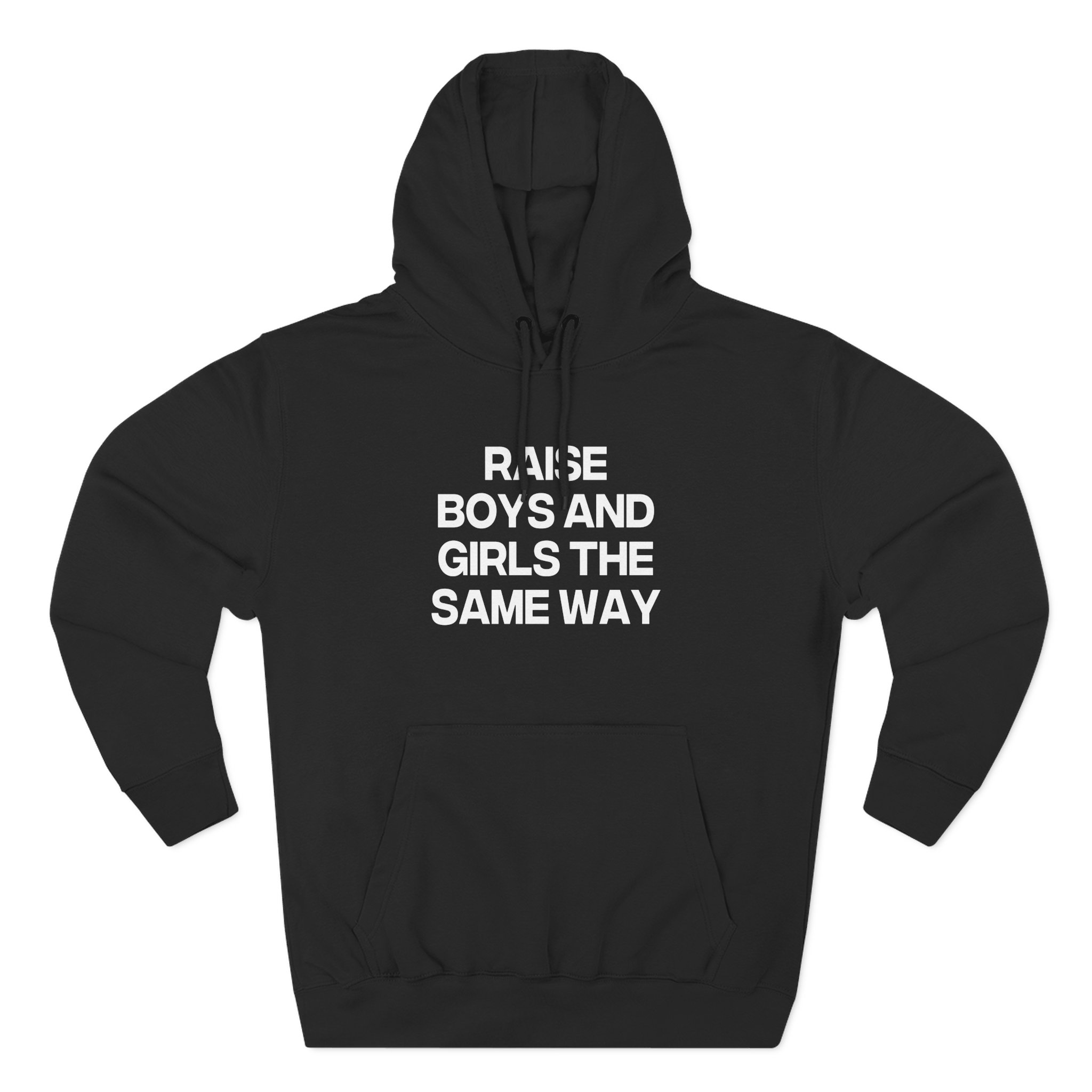 Jenny Holzer Raise the Same Way Three-Panel Fleece Hoodie - Image 3