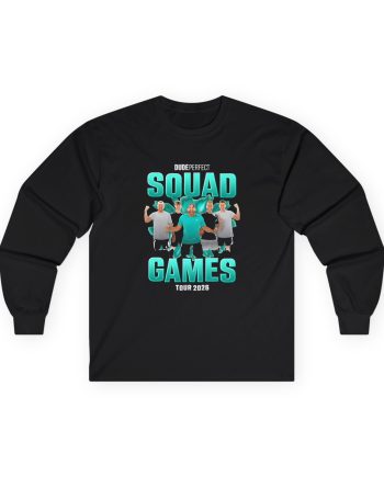 Dude Perfect Squad Games Tour Unisex Ultra Cotton Long Sleeve Tee