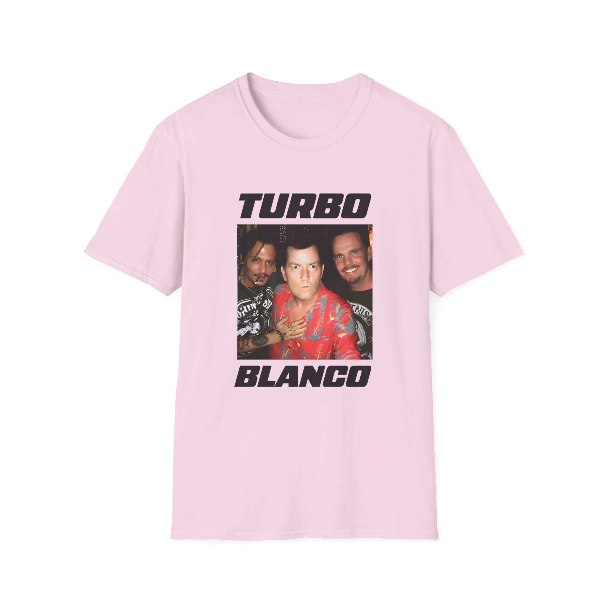 Chris Lorenzo Turbo Blanco Unisex Softstyle T-shirt - Image 23
