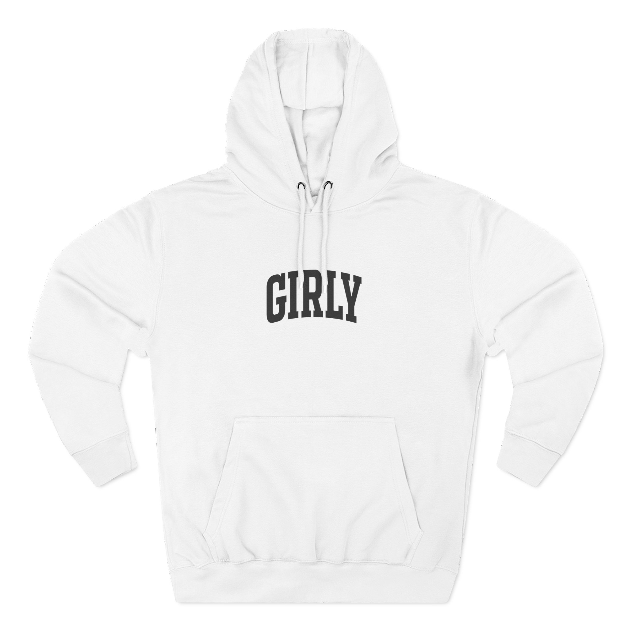 The Toast Girly Baby Three-Panel Fleece Hoodie