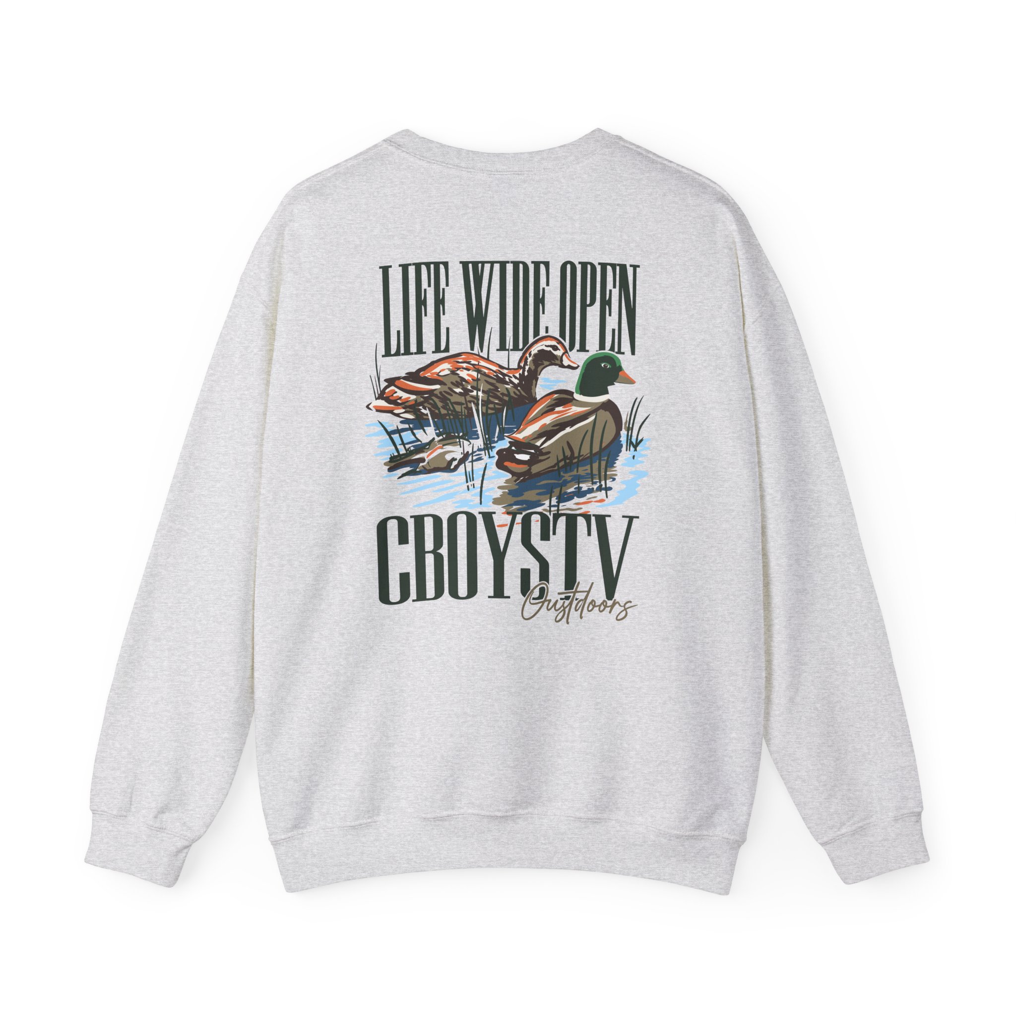 Cboystv Mallard Unisex Heavy Blend™ Crewneck Sweatshirt - Image 4