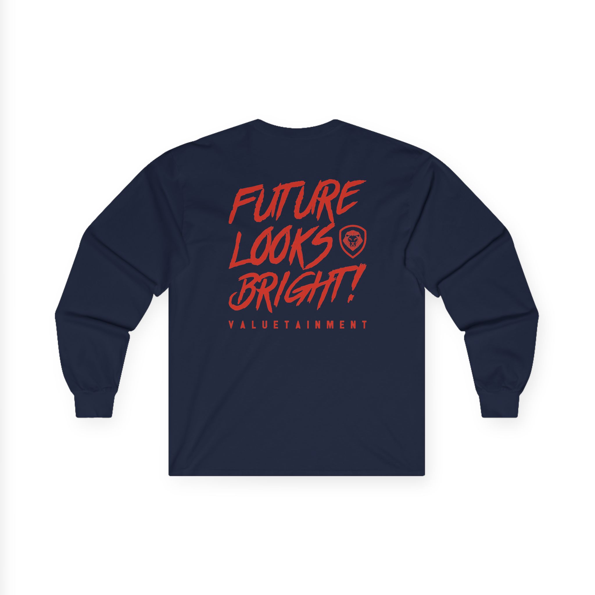 Valuetainment Future Looks Bright Unisex Ultra Cotton Long Sleeve Tee - Image 12