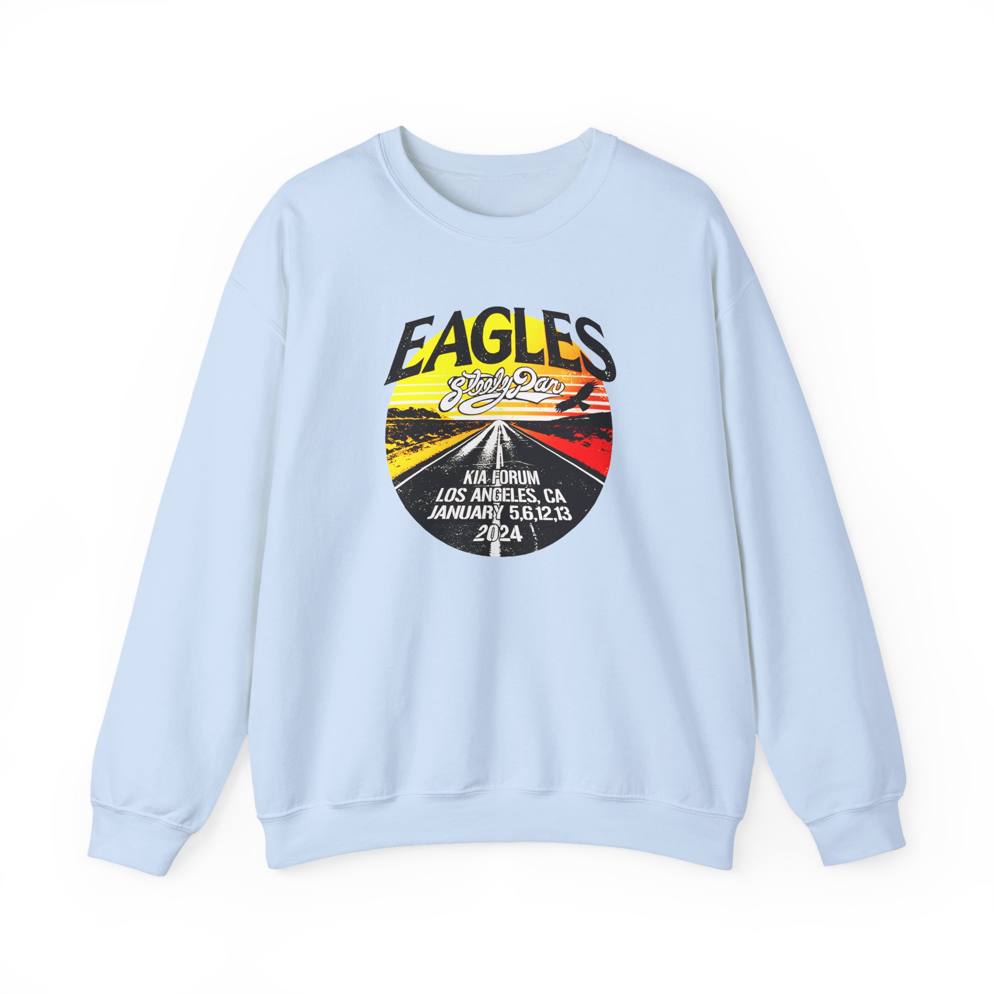 The Eagles Sphere 2024 / 2025 Sunset Unisex Heavy Blend™ Crewneck Sweatshirt - Image 9