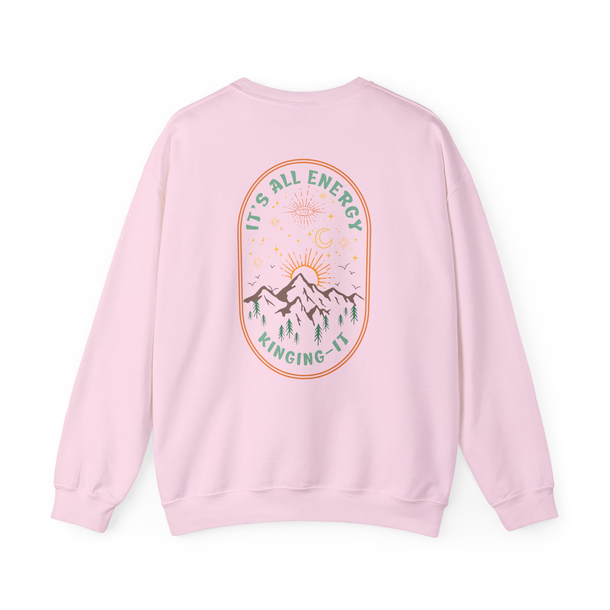 Kinging It It's All Energy Unisex Heavy Blend™ Crewneck Sweatshirt - Image 6