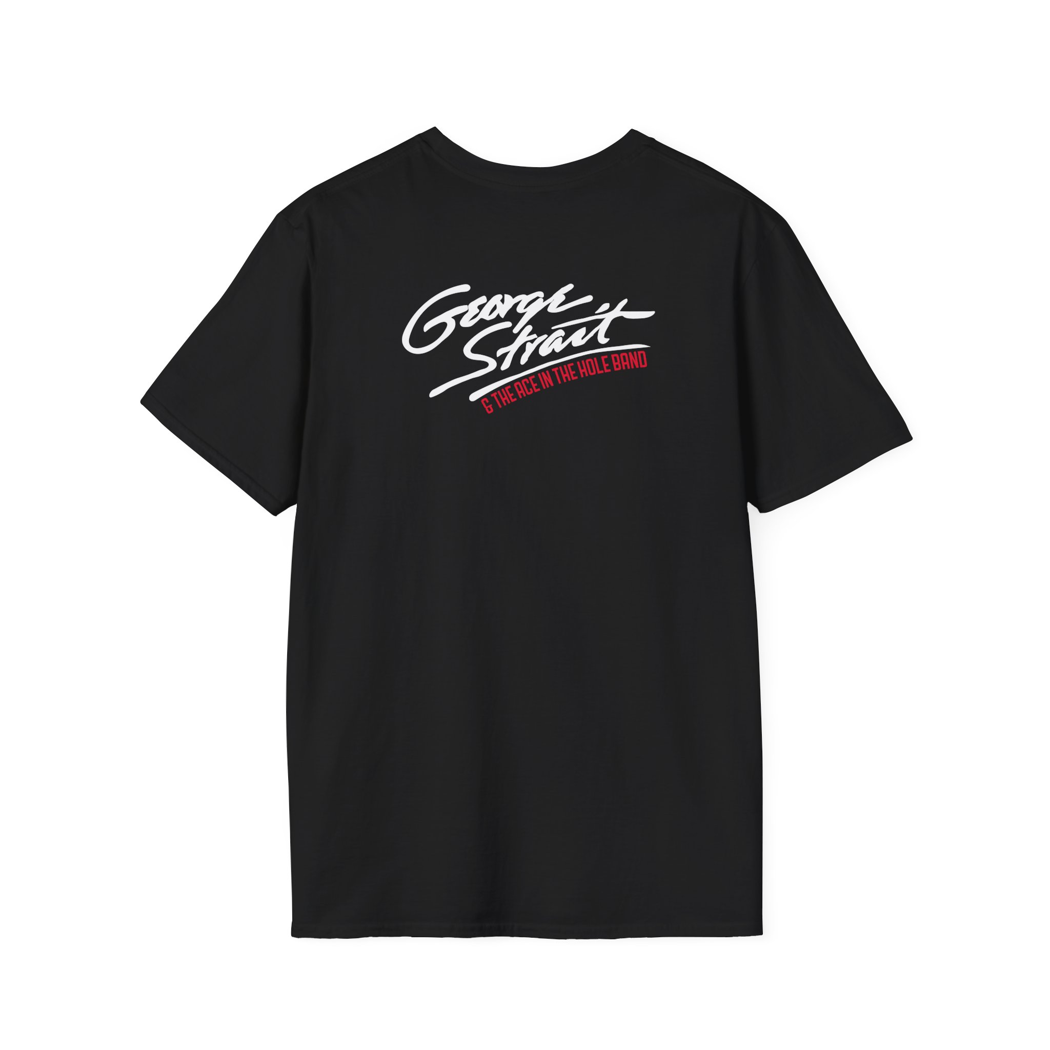 George Strait Satin Unisex Softstyle T-Shirt - Image 2