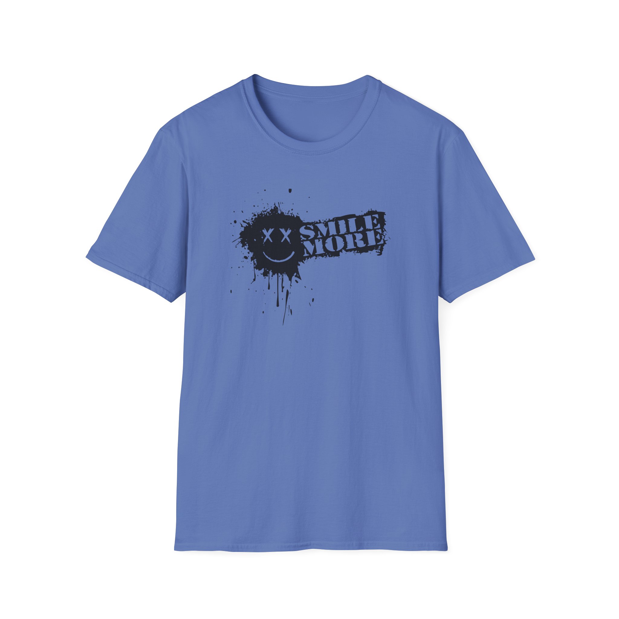 Roman Atwood Smile More Splatter Unisex Softstyle T-Shirt - Image 25