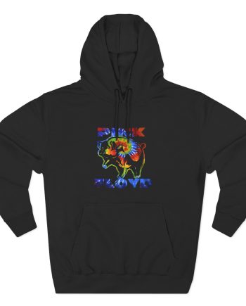Pink Floyd Psychedelic Pig Three-Panel Fleece Hoodie