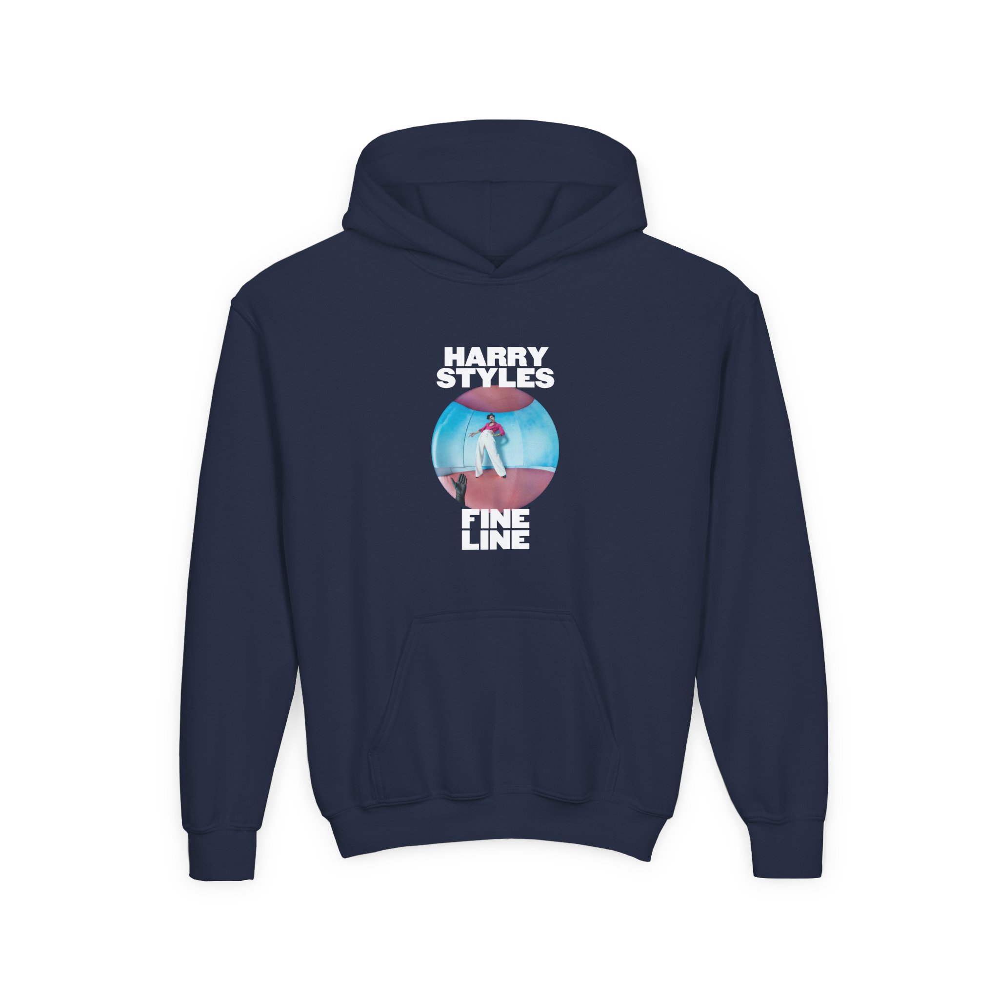 Love on Tour Harry Styles Fine Line Youth Heavy Blend Hooded Sweatshirt - Image 7