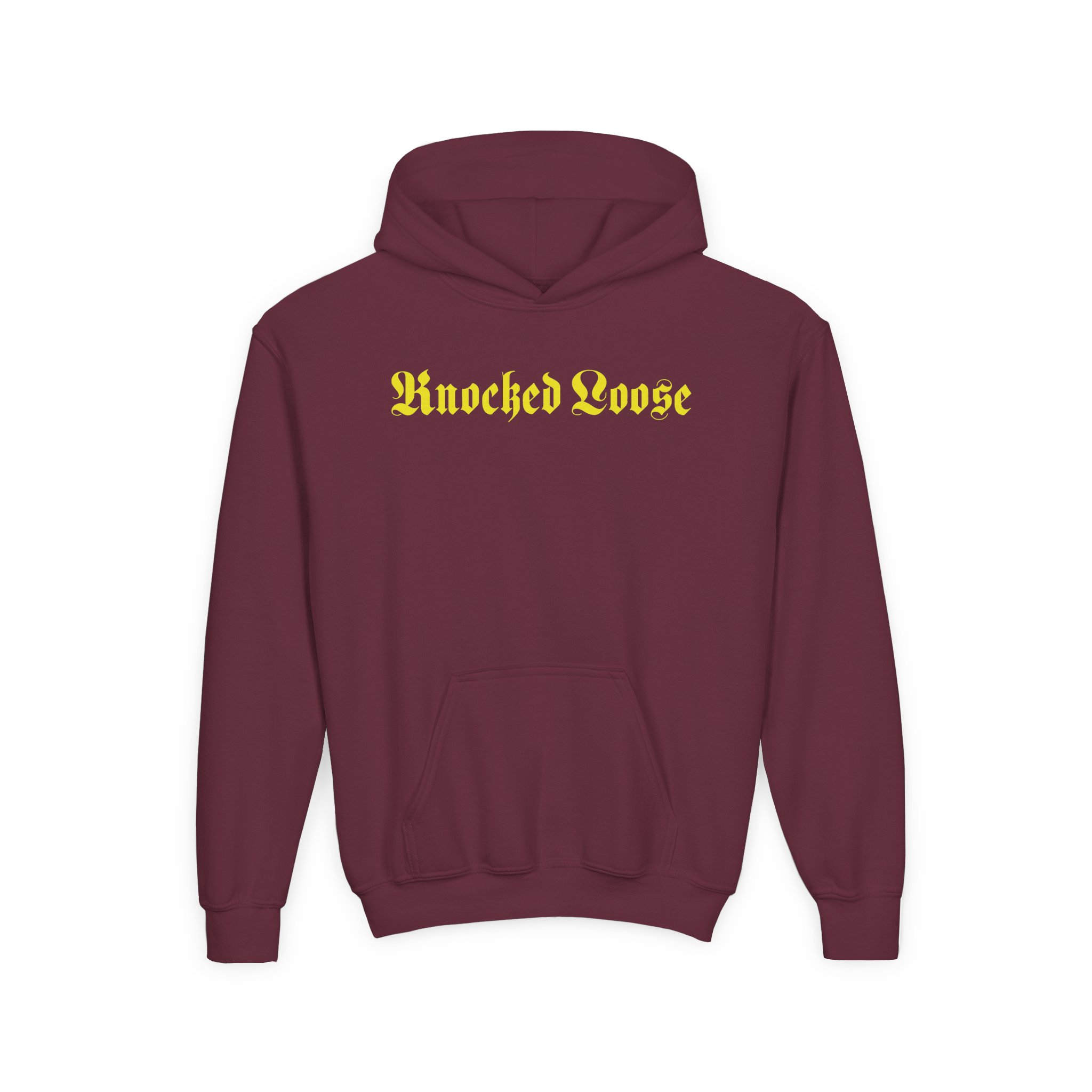 Knocked Loose Youth Heavy Blend Hooded Sweatshirt - Image 3