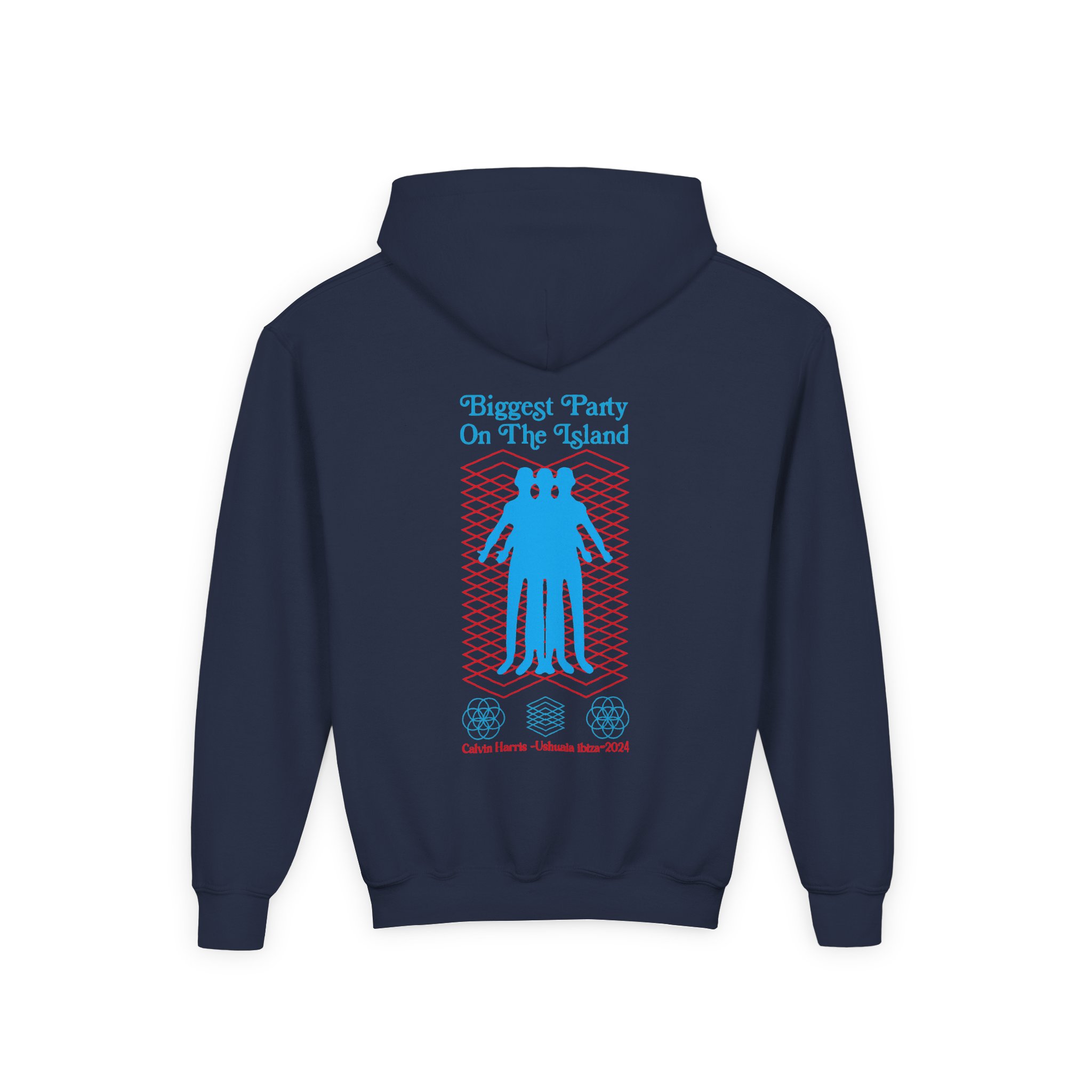 Youth Calvin Harris Ushuaia Higher Level Heavy Blend Hooded Sweatshirt - Image 20