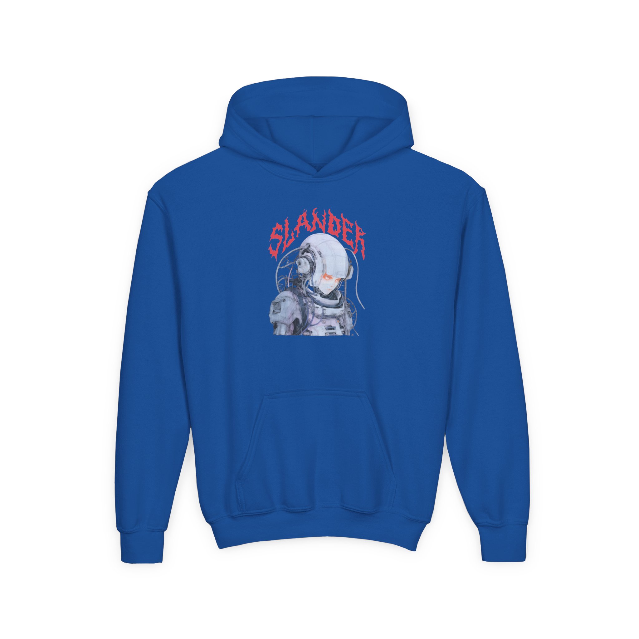 Slander Gud Vibrations Graffiti Youth Heavy Blend Hooded Sweatshirt - Image 5