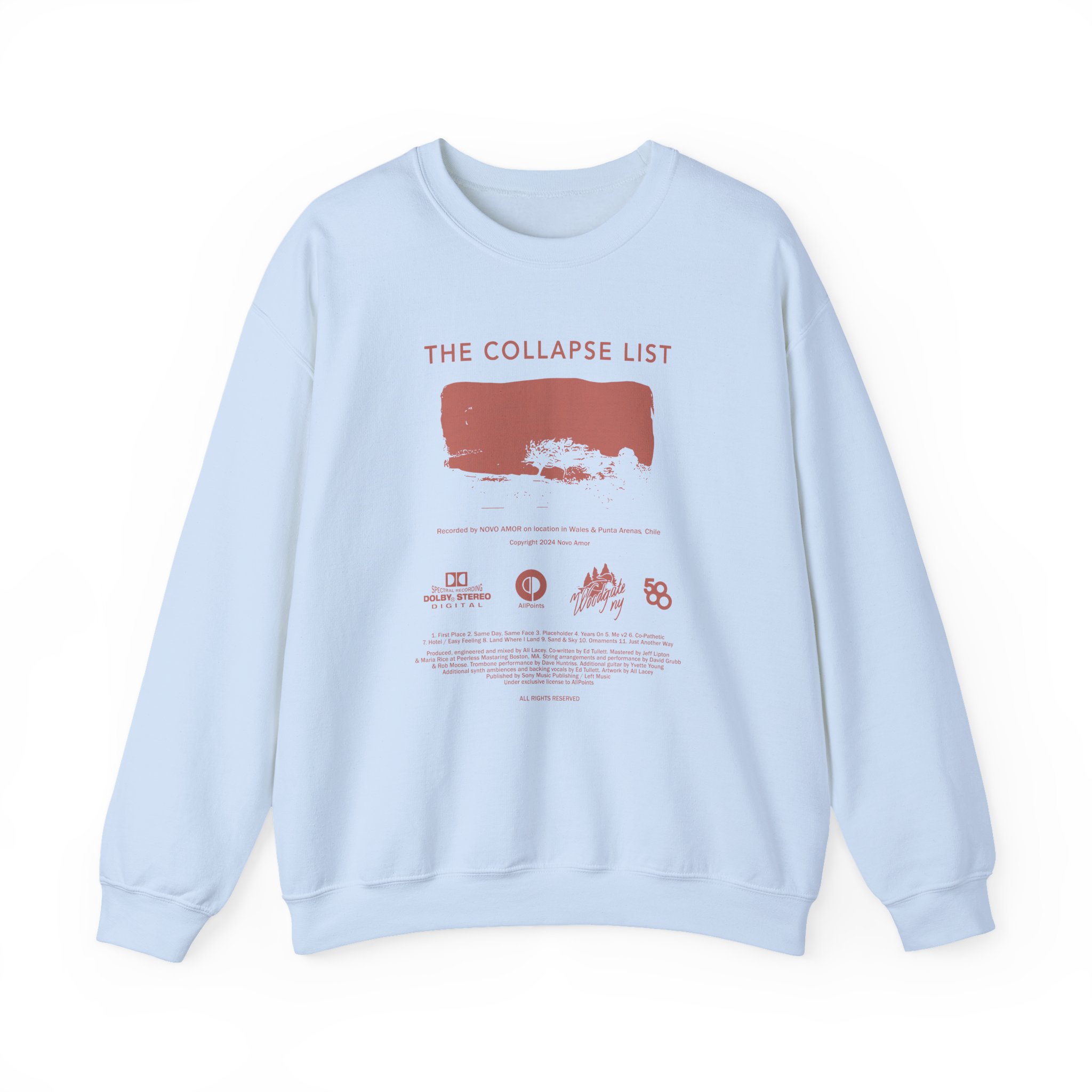 Novo Amor The Collapse List Unisex Heavy Blend™ Crewneck Sweatshirt - Image 7
