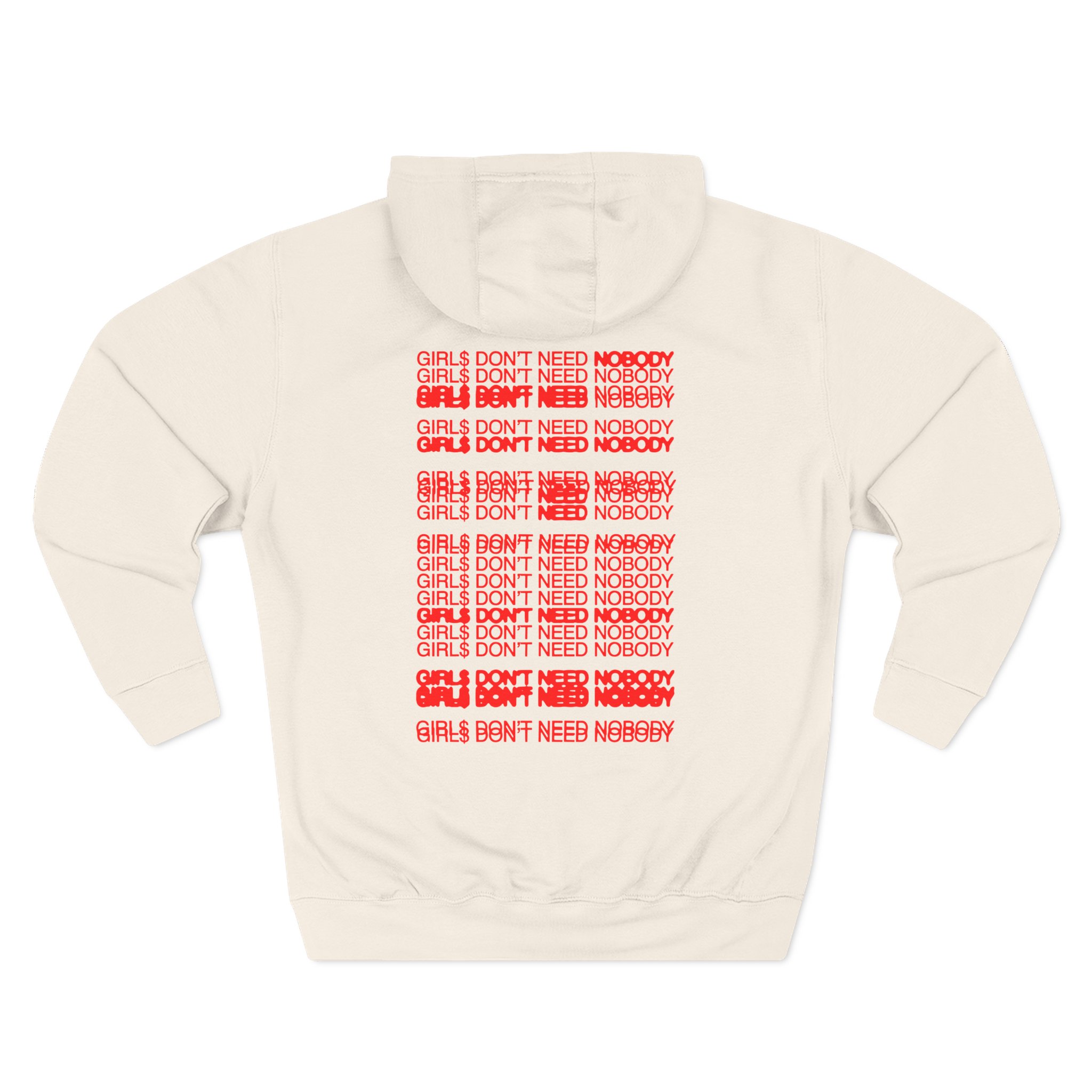 Dom Dolla Don't Need Nobody Repeat Three-Panel Fleece Hoodie - Image 10